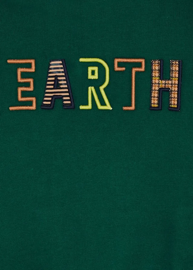 Mayoral Embroidered Earth Pullover