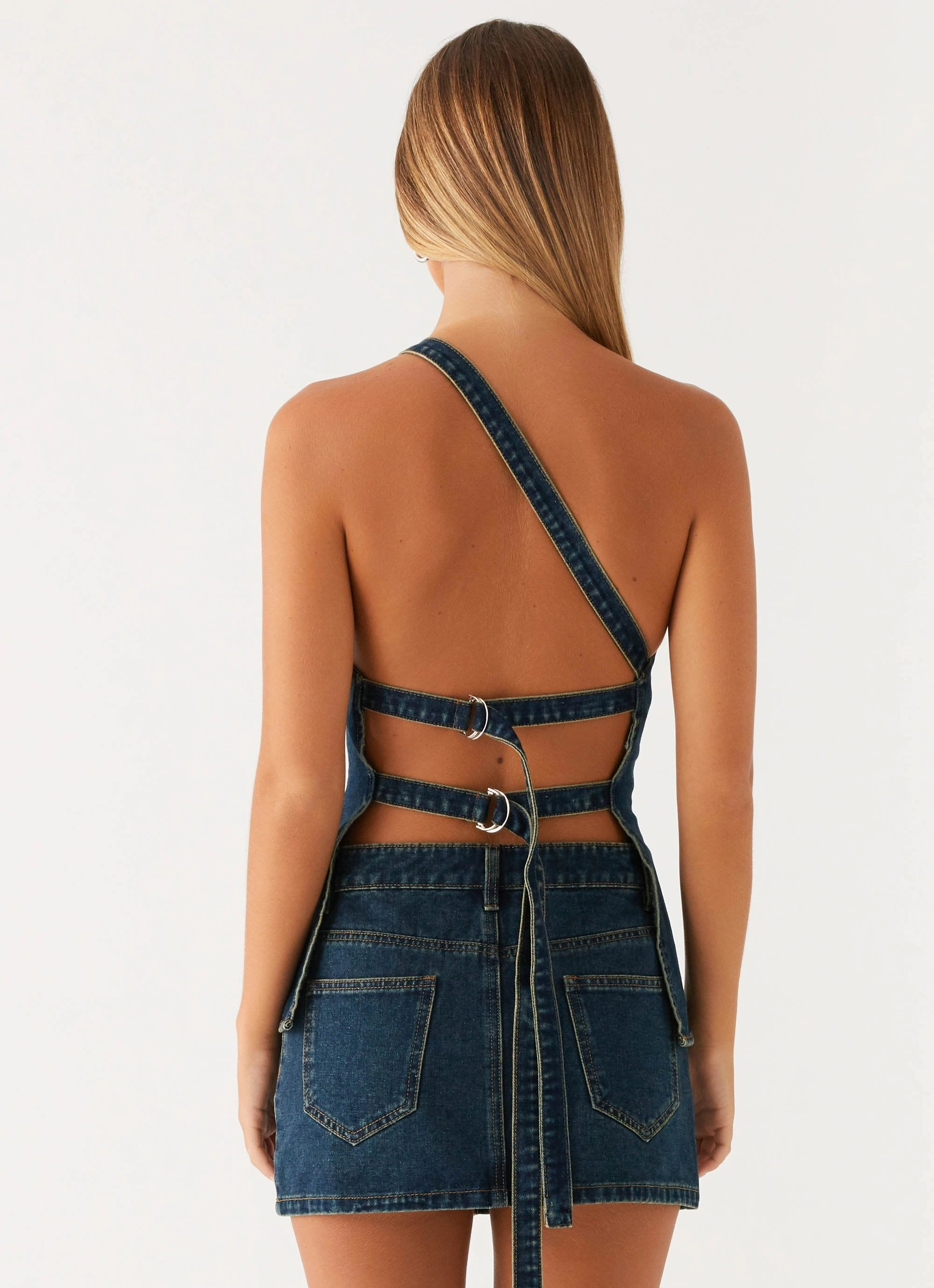 Maysa Denim Top - Washed Denim AllClimateAdaptive