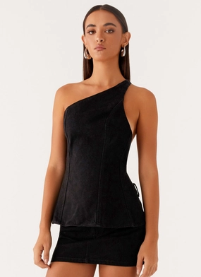 Maysa Low Rise Mini Skirt - Black Casual Active Wear No Wrinkle