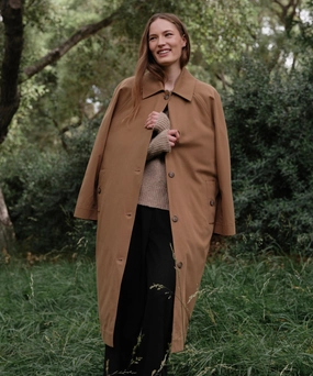 McCall Trench Coat Foldable Shoulder Straps