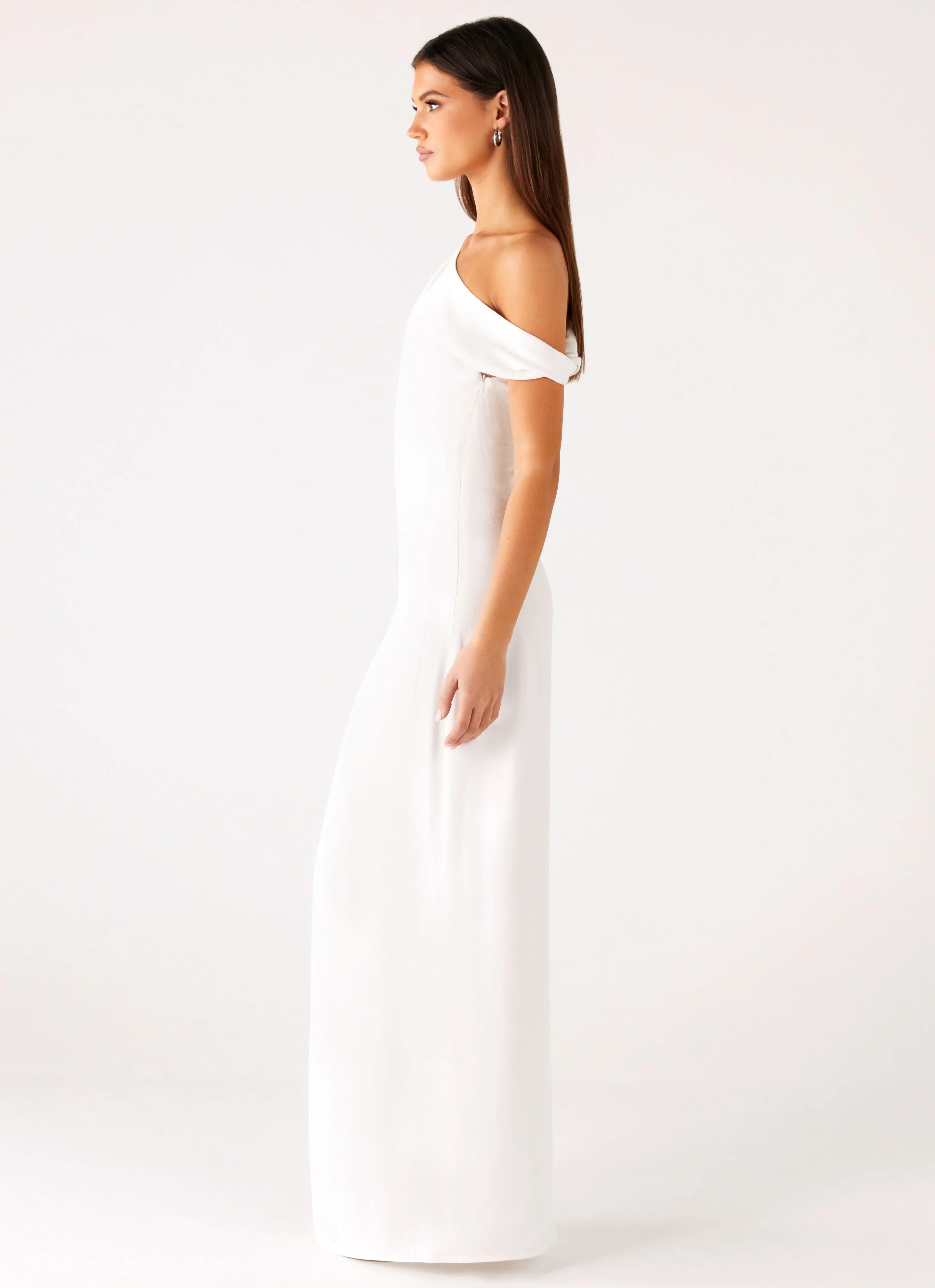 Mckenna Maxi Dress - White Sophisticated Wear WrinkleResistantFinish