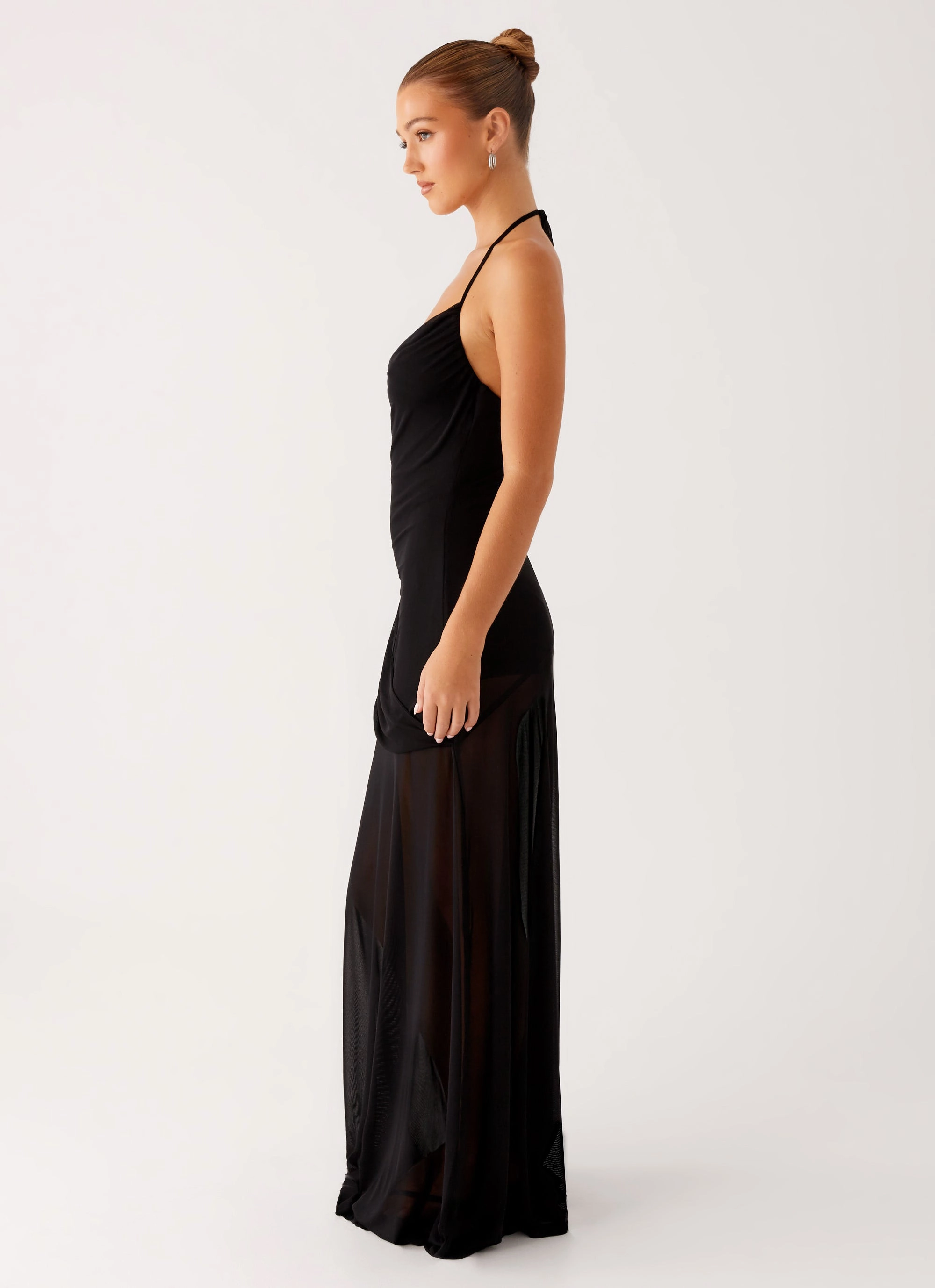 Mckinley Maxi Dress - Black Shared Glow