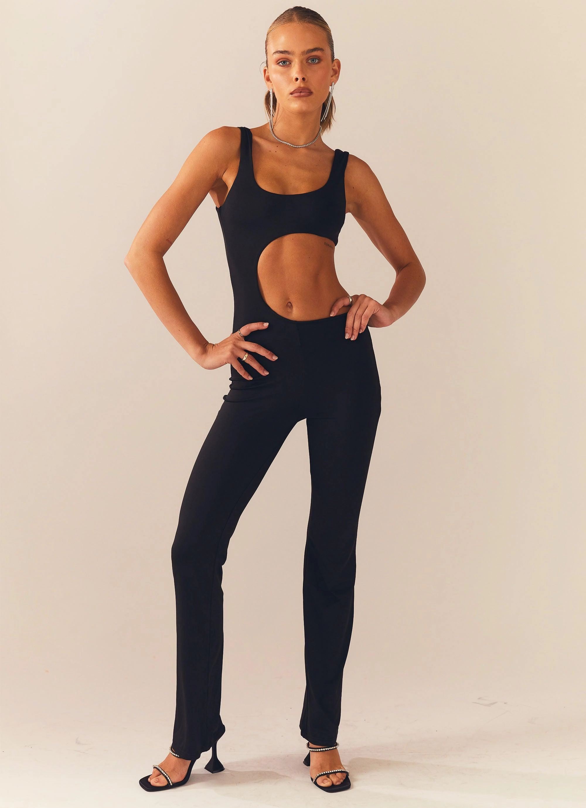Climate-Adaptive Meet At Main Stage Jumpsuit - Black