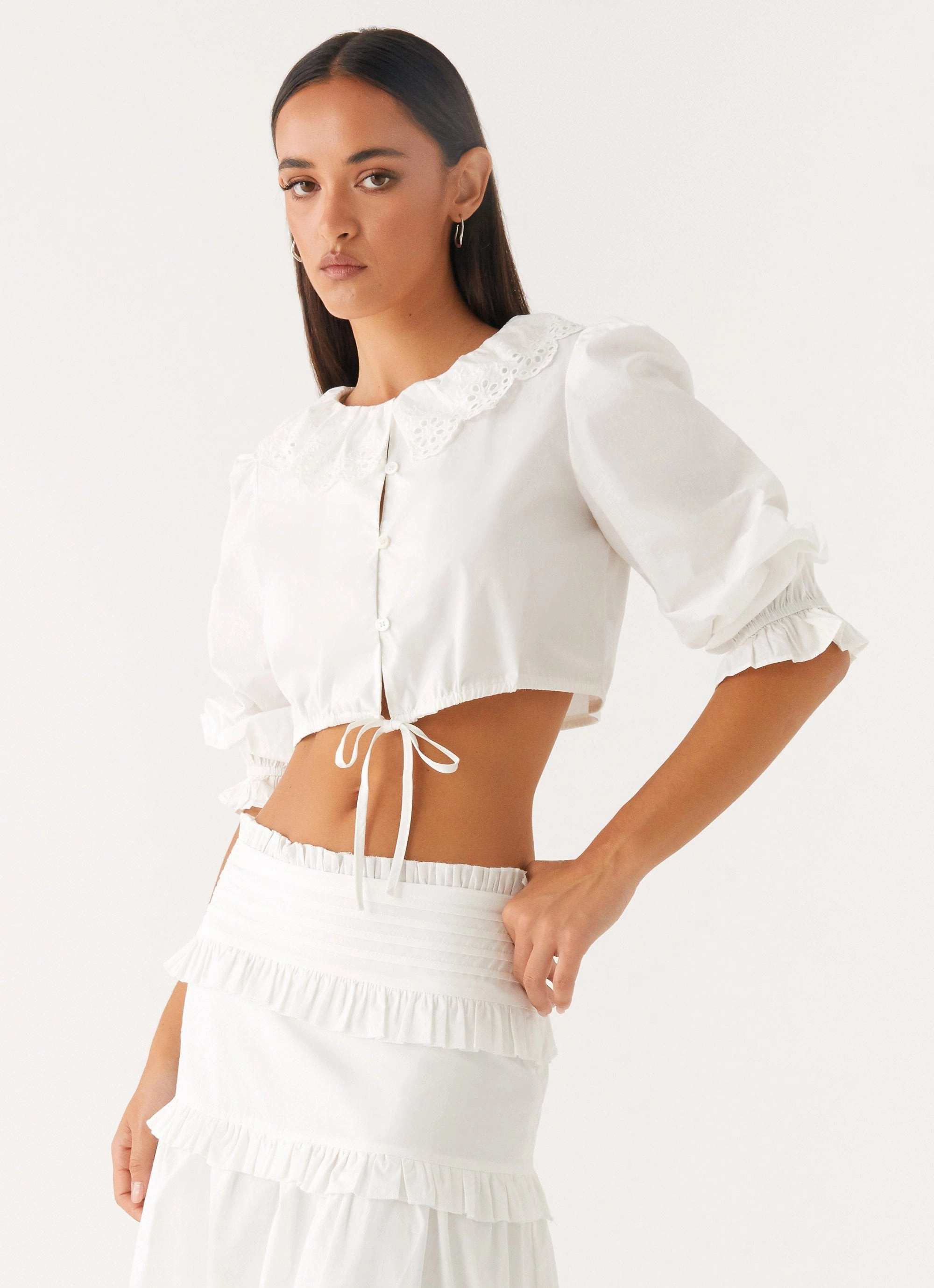 All-Purpose Melania Blouse - White