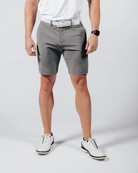 Slim Wear Design Flex Fit Design Men's Ash Gray Golf Shorts