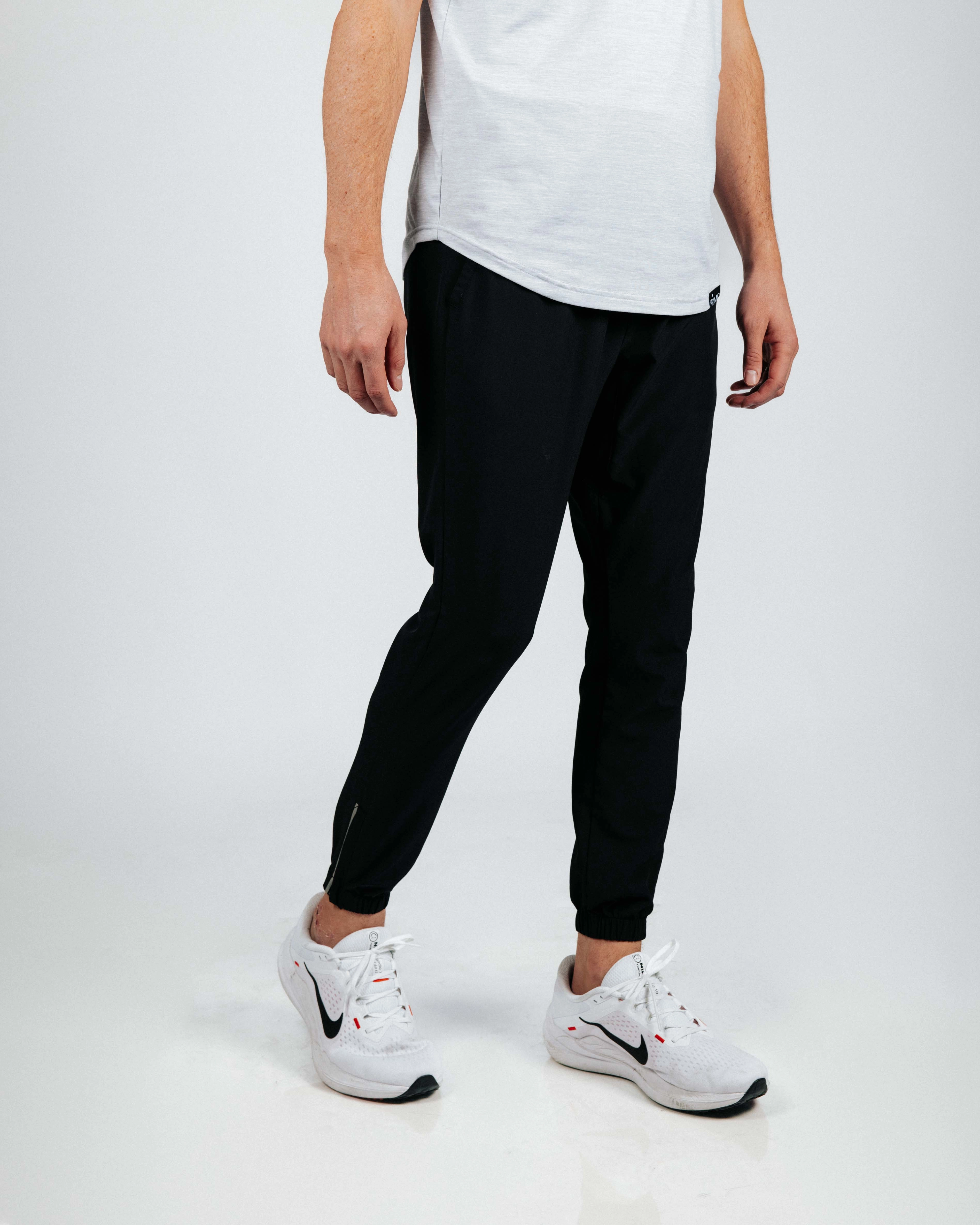 Men's Black Active Jogger Durable Fit
