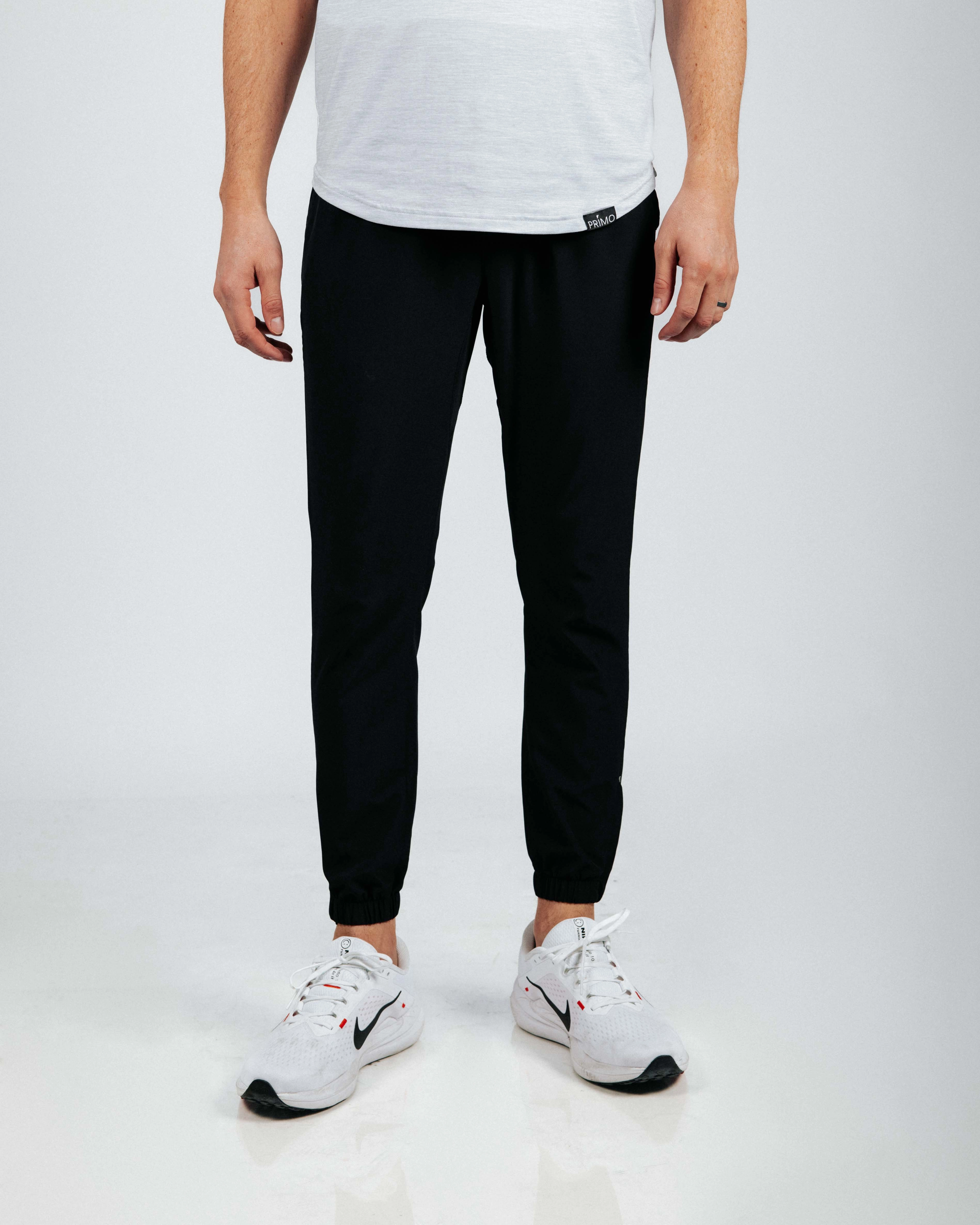 Men's Black Active Jogger High Quality Material Sleek Fit