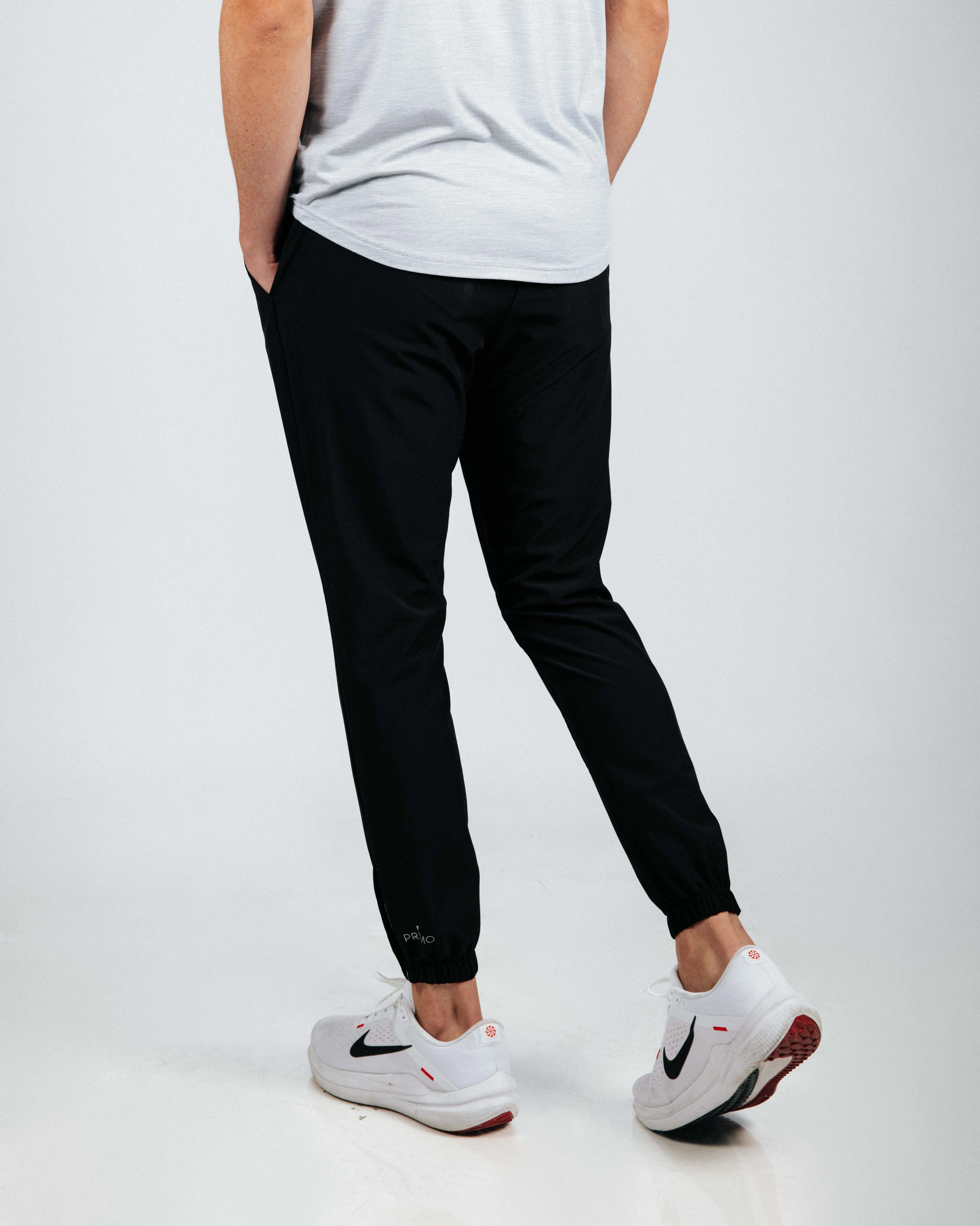 Men's Black Active Jogger Moisture wicking