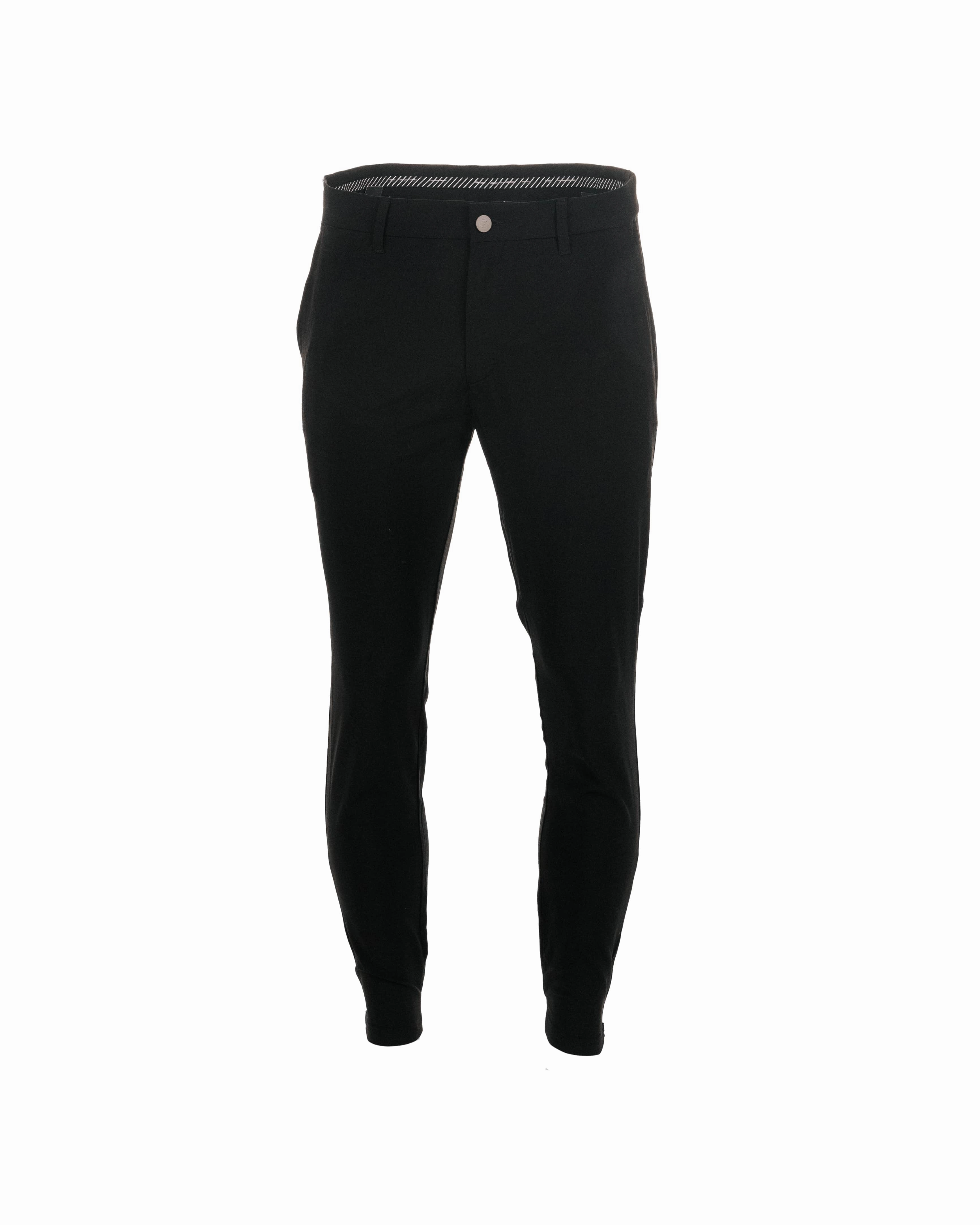Men's Black Golf Jogger Non Binding Cuffs Durable Design