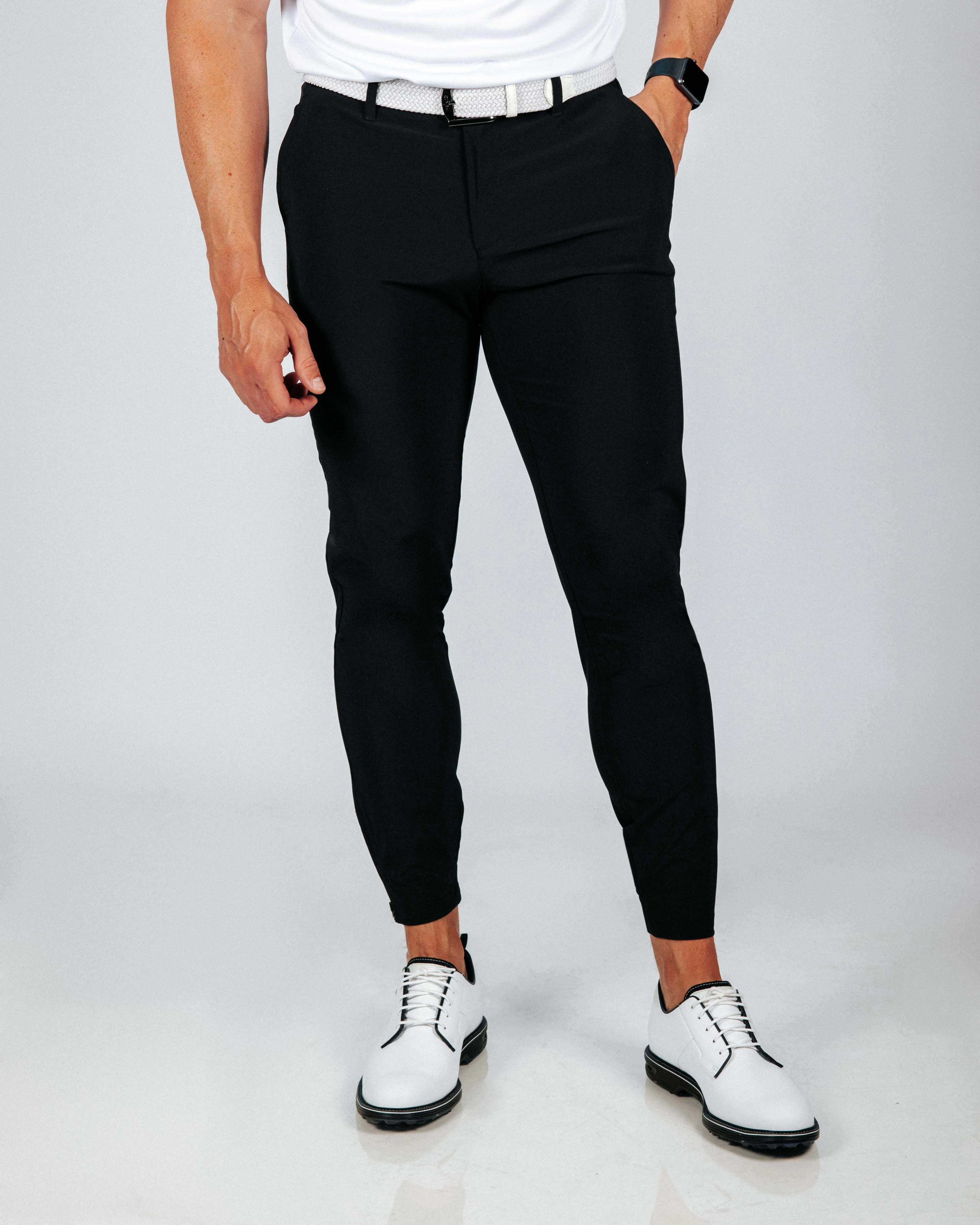 Men's Black Golf Jogger Cotton comfort
