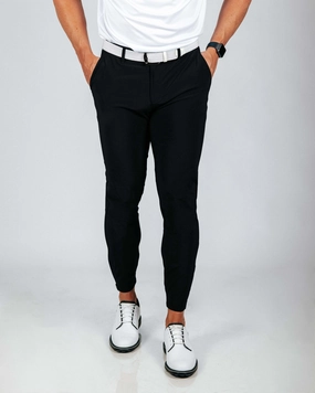 Urban Fit Wrinkle Free Fabric Men's Black Golf Jogger