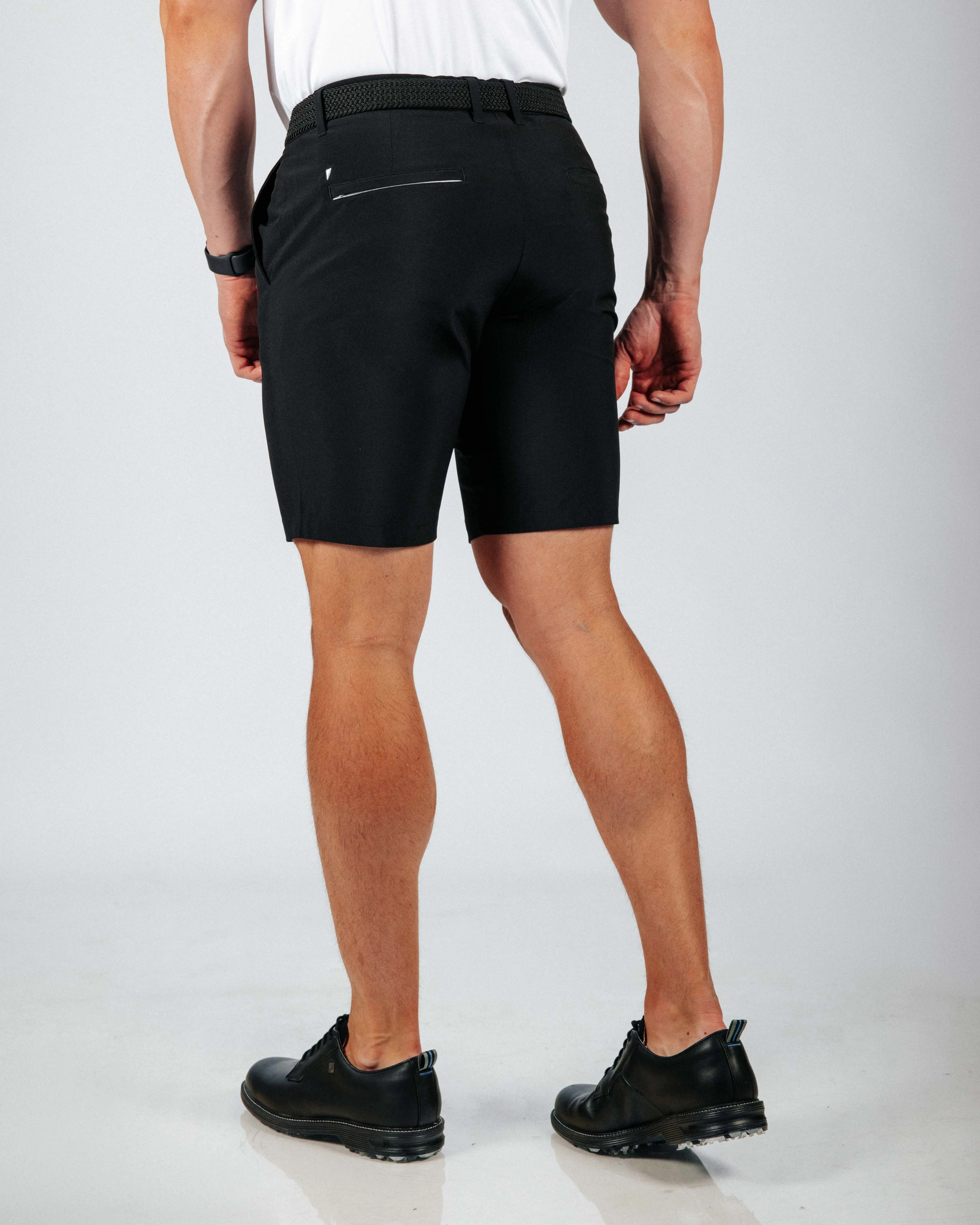 Men's Black Golf Shorts TailoredSilhouette