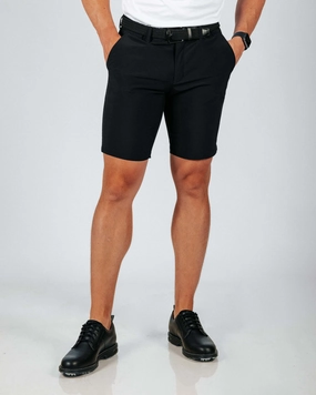 Men's Black Golf Shorts Sporty Vibe