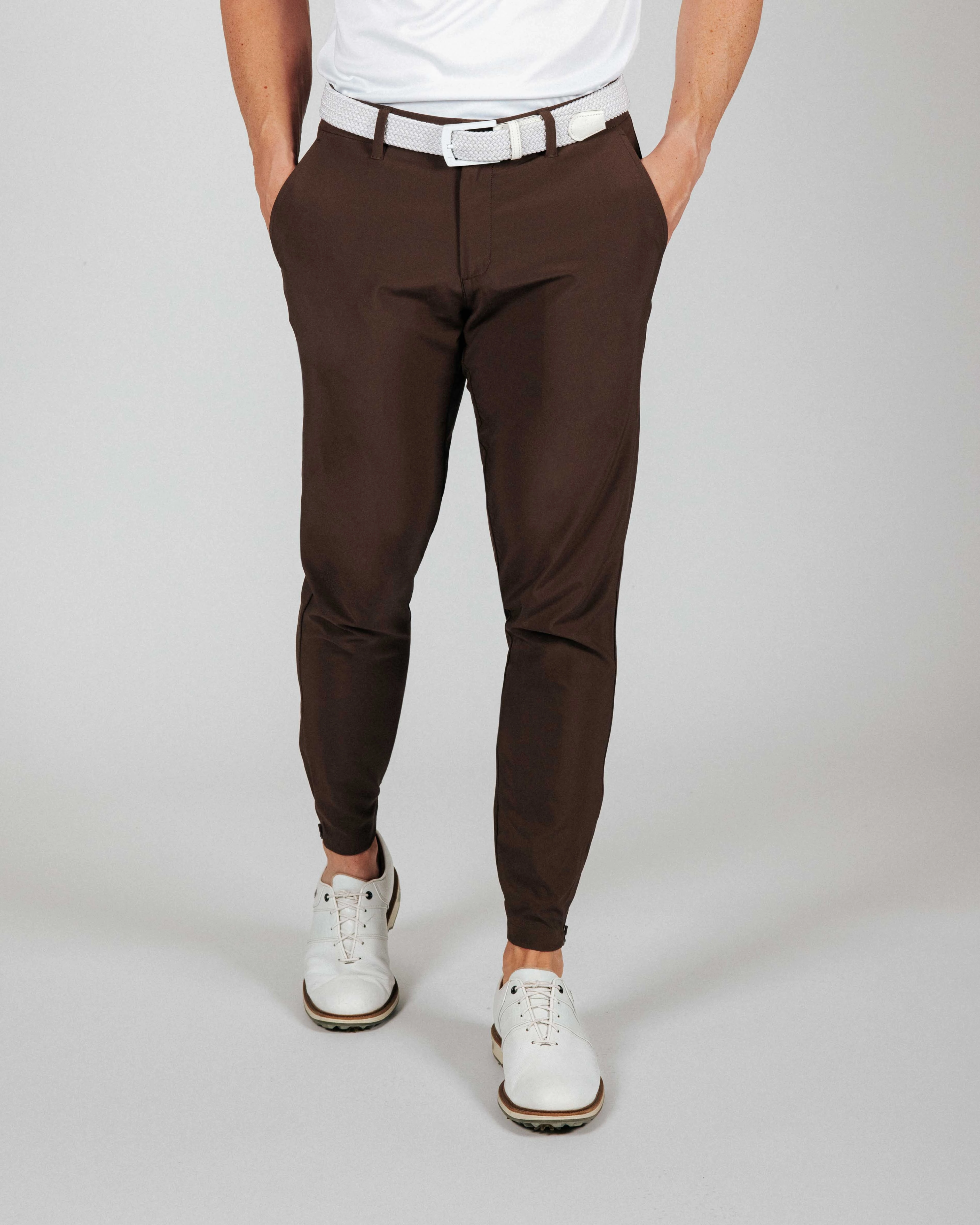Men's Brown Golf Jogger Comfy Design