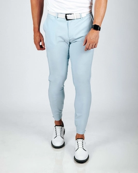 Men's Light Blue Golf Jogger Cotton comfort Stain Resistant