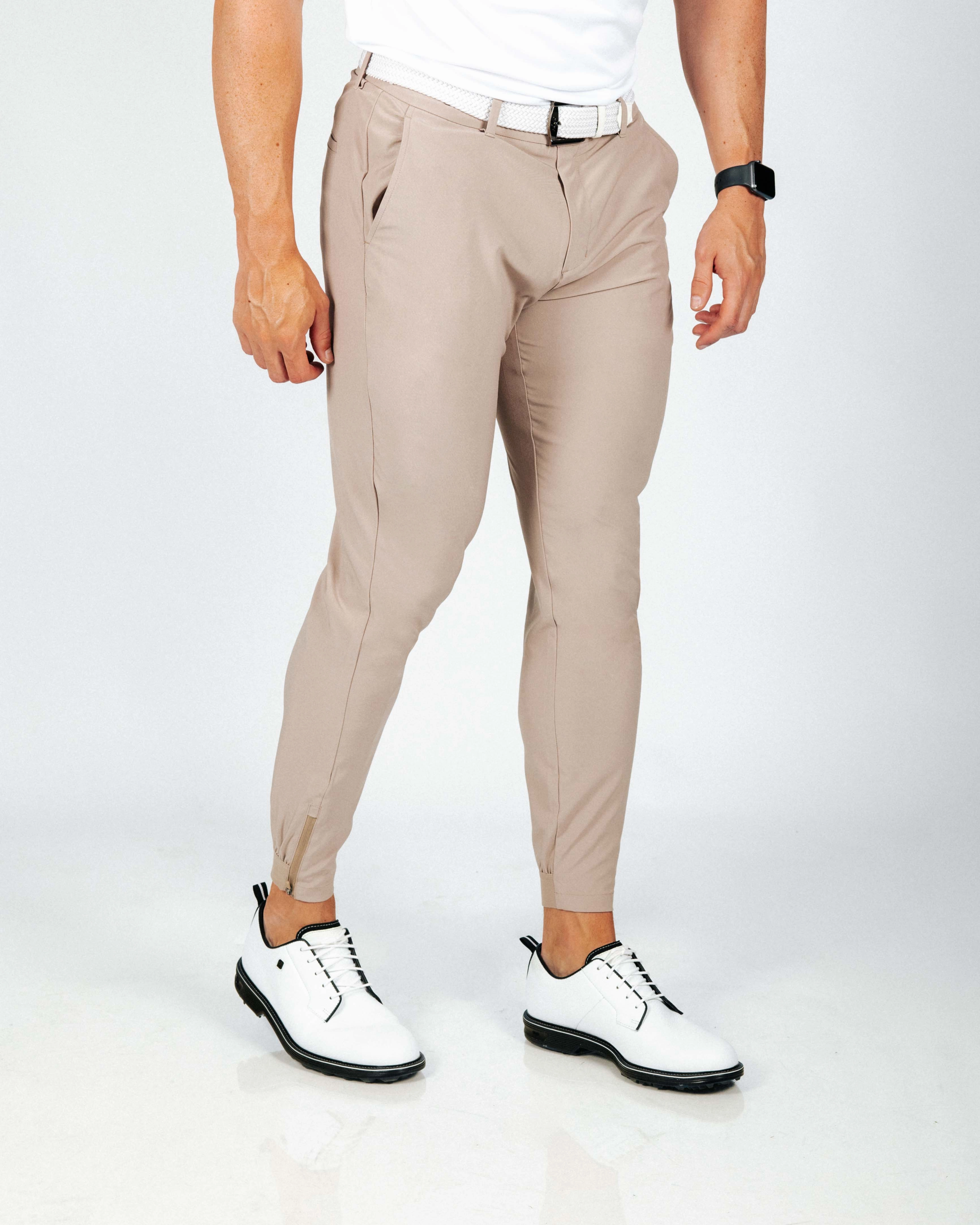 Timeless Wear Men's Light Brown Golf Jogger