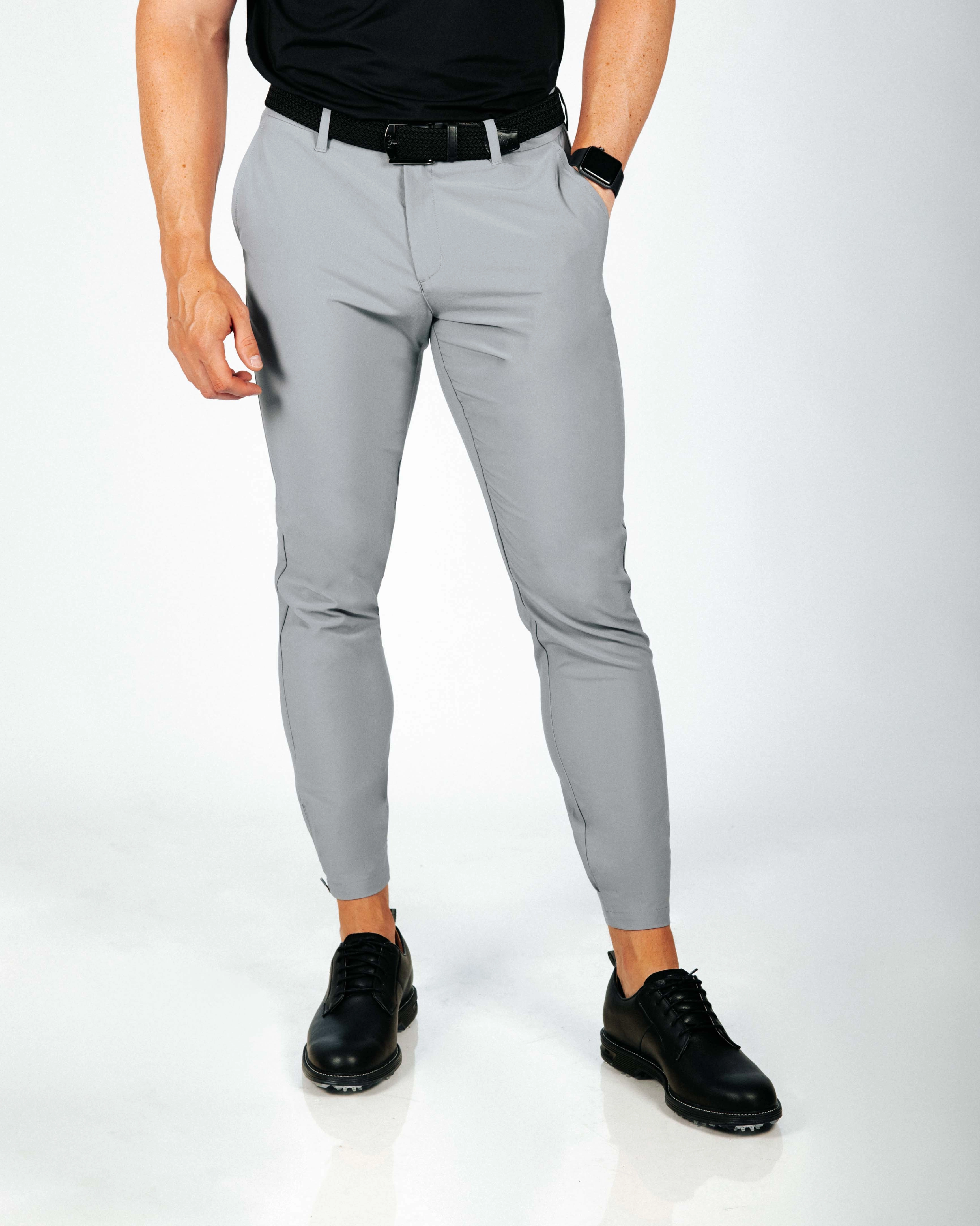 Men's Light Gray Golf Jogger Versatile Layering