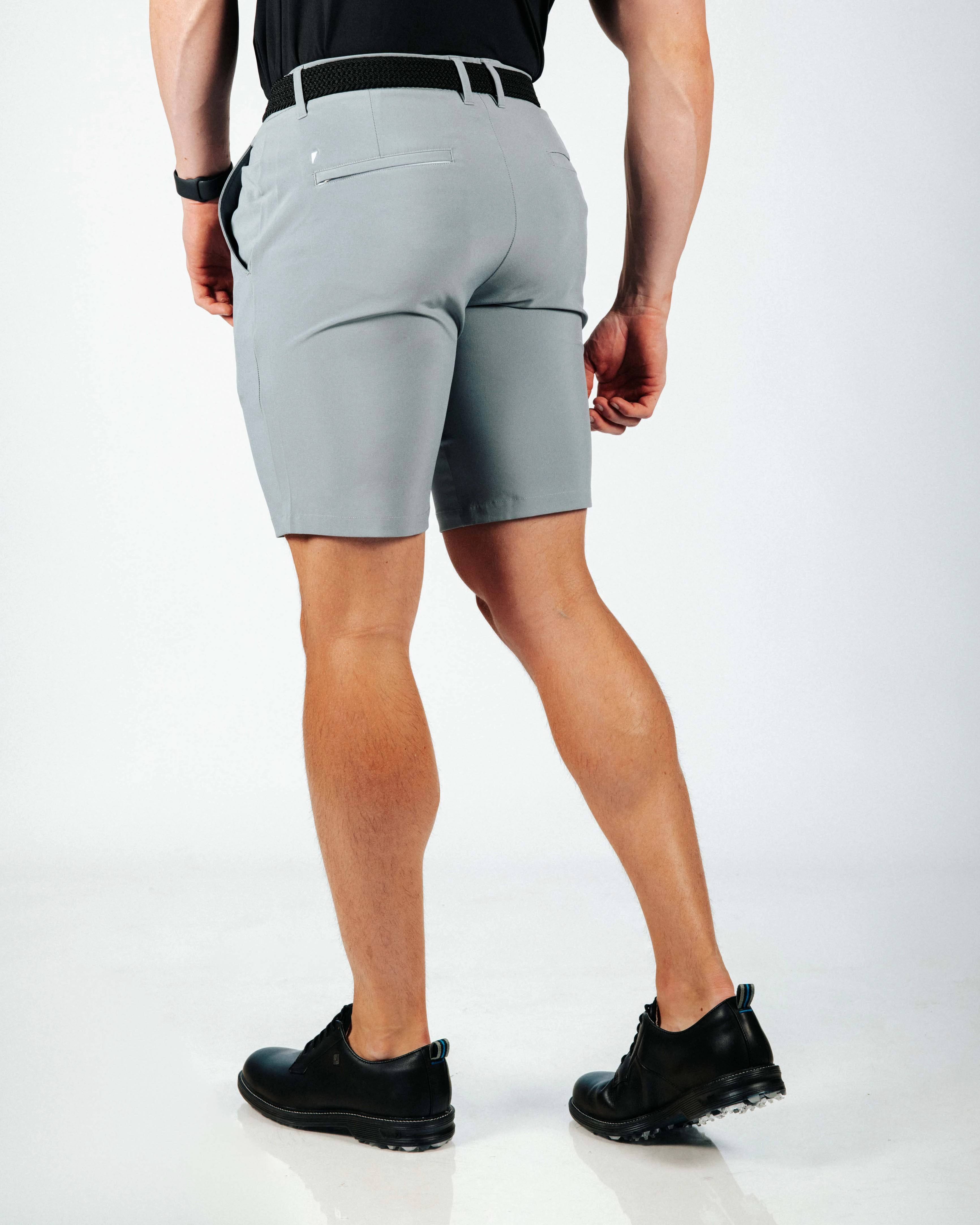 Men's Light Gray Golf Shorts Weather Ready ReinforcedHemline