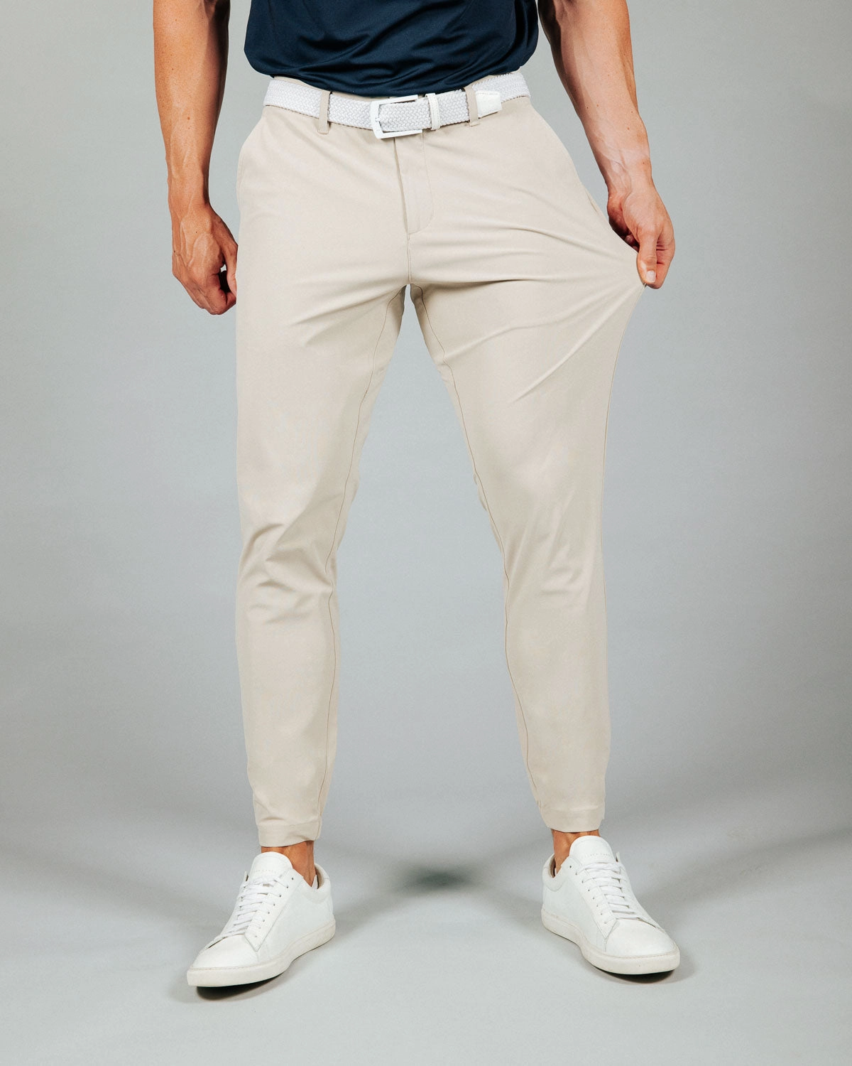 Men's Light Khaki City Jogger Seamless Design