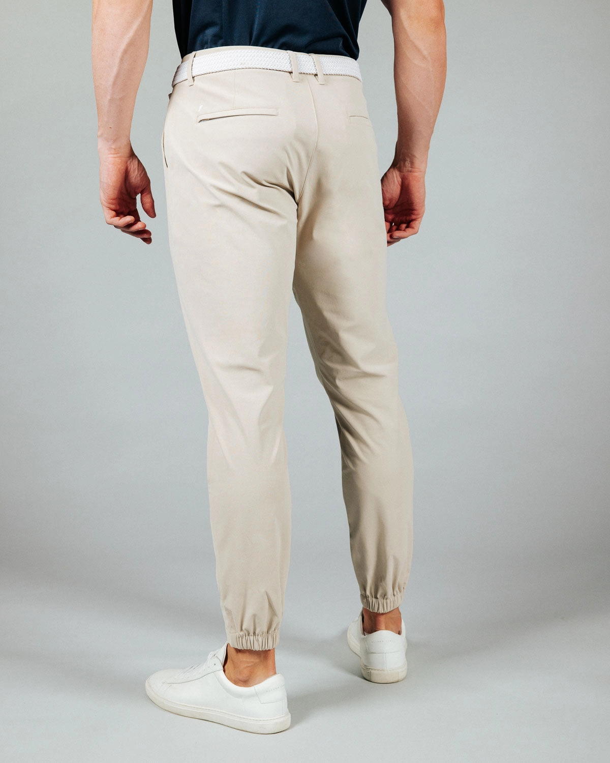 SturdyBeltLoops Men's Light Khaki City Jogger