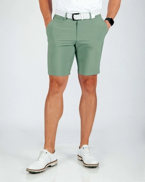 Men's Sage Green Golf Shorts SeamlessPockets Cozy and Soft