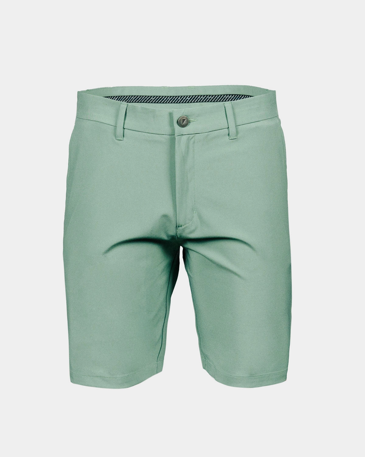 Wool blend Temperature Regulating Fabric Men's Sage Green Golf Shorts
