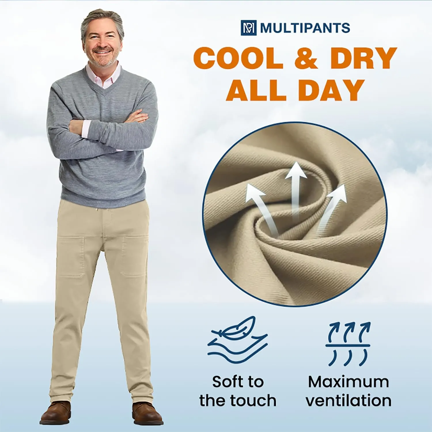 Mencomfy Cargo Pants, Mencomfy Mens Pants, Multipants - High Stretch Multi-Pocket Durable Cargo Pants