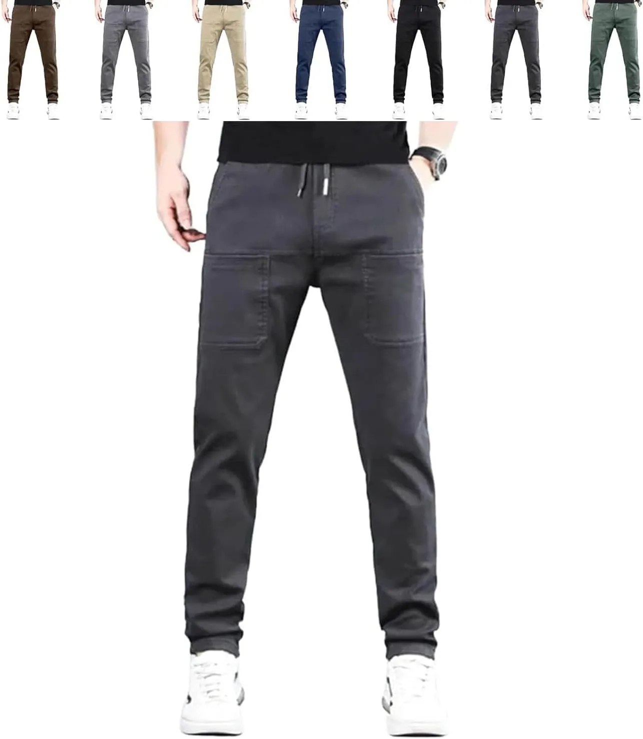 Mencomfy Cargo Pants, Mencomfy Mens Pants, Multipants - High Stretch Multi-Pocket Durable Cargo Pants