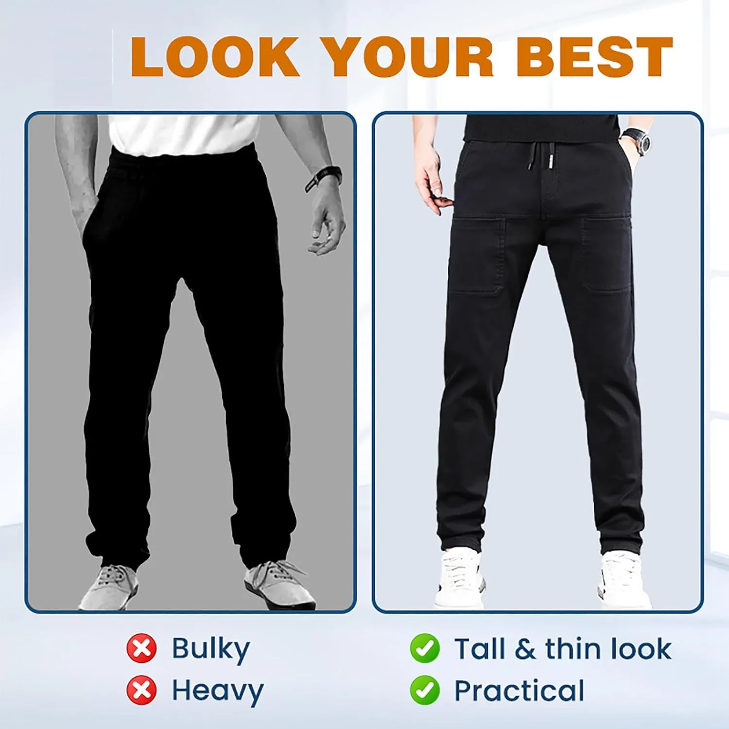Mencomfy - High Stretch Multi-Pocket Durable Cargo Pants Men's