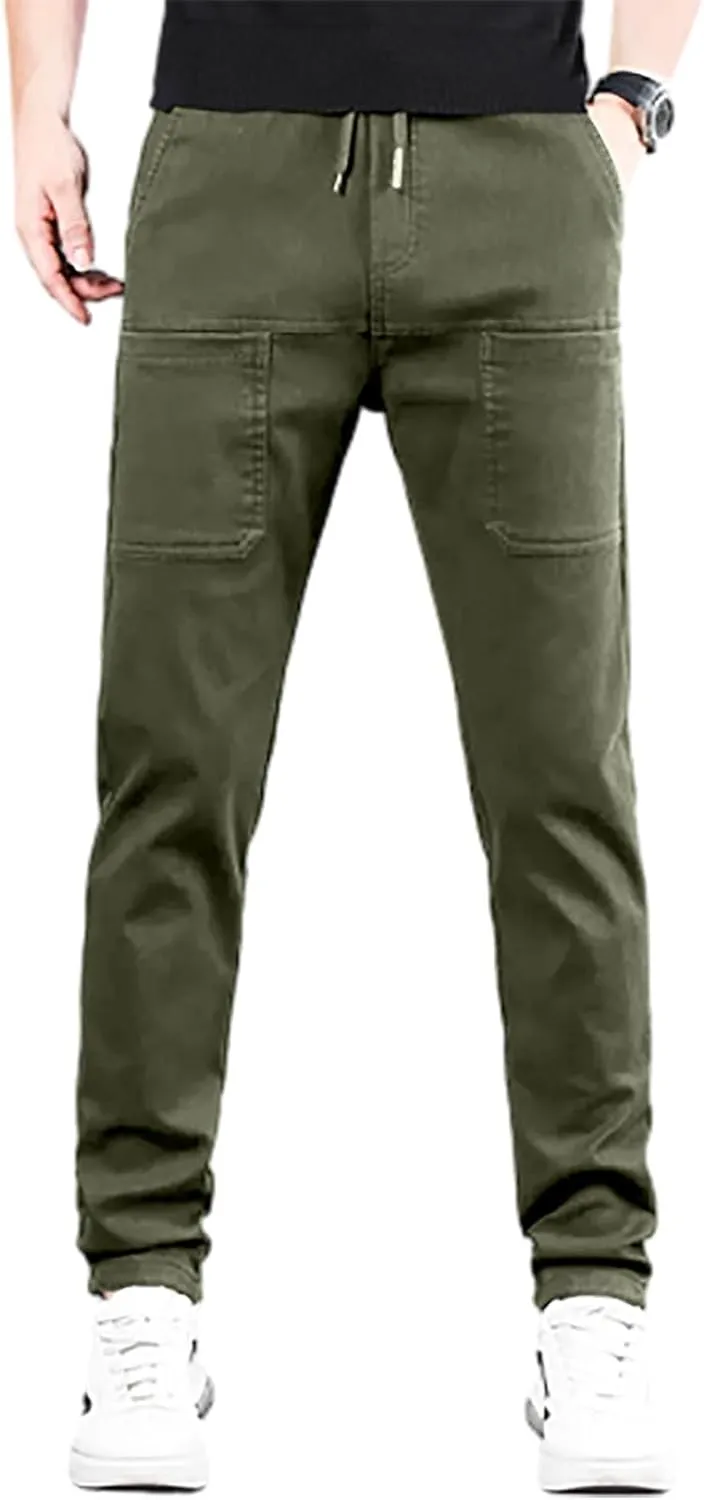 Mencomfy - High Stretch Multi-Pocket Durable Cargo Pants Men's