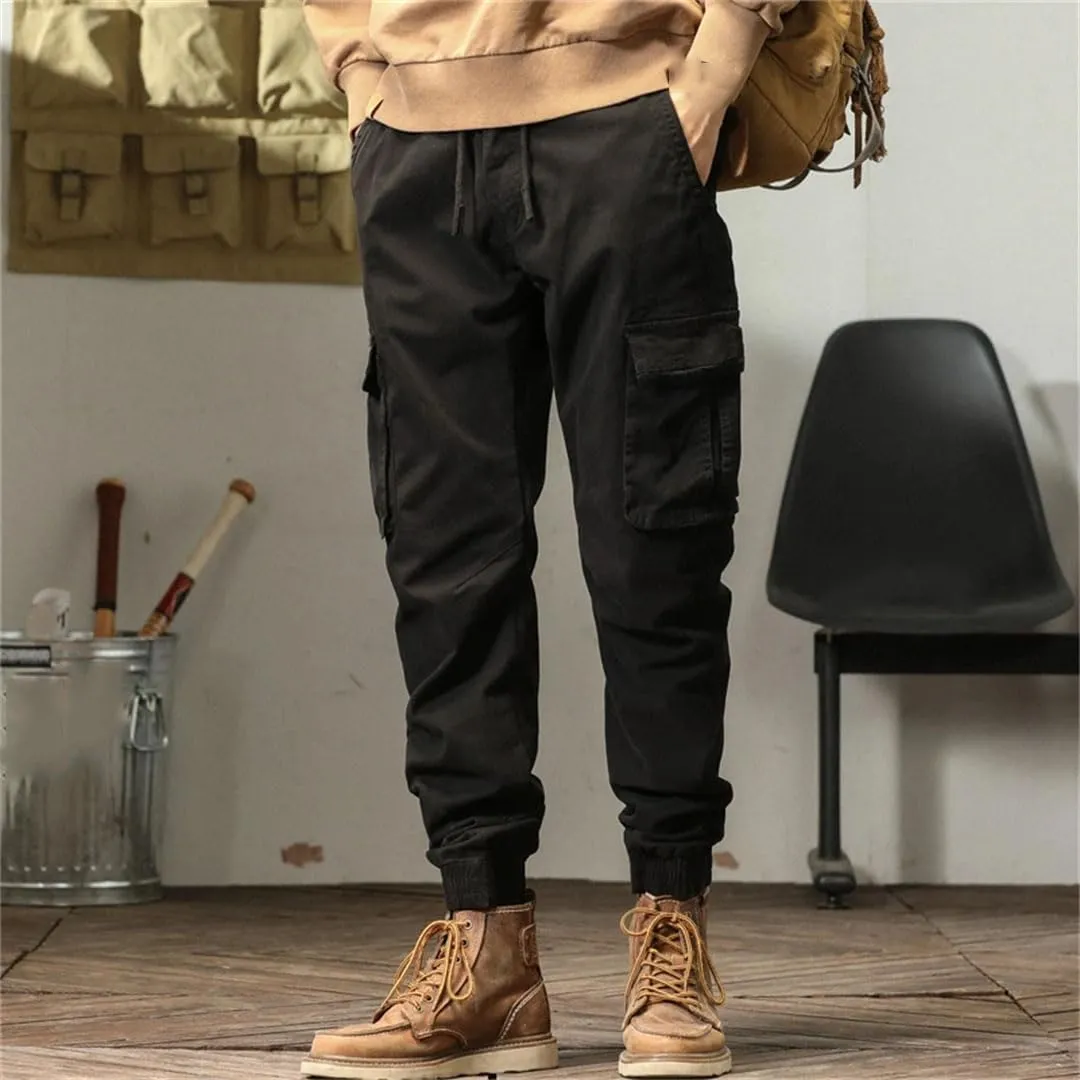 Mens Cargo Pants Multi Pocket Trousers Casual Pants