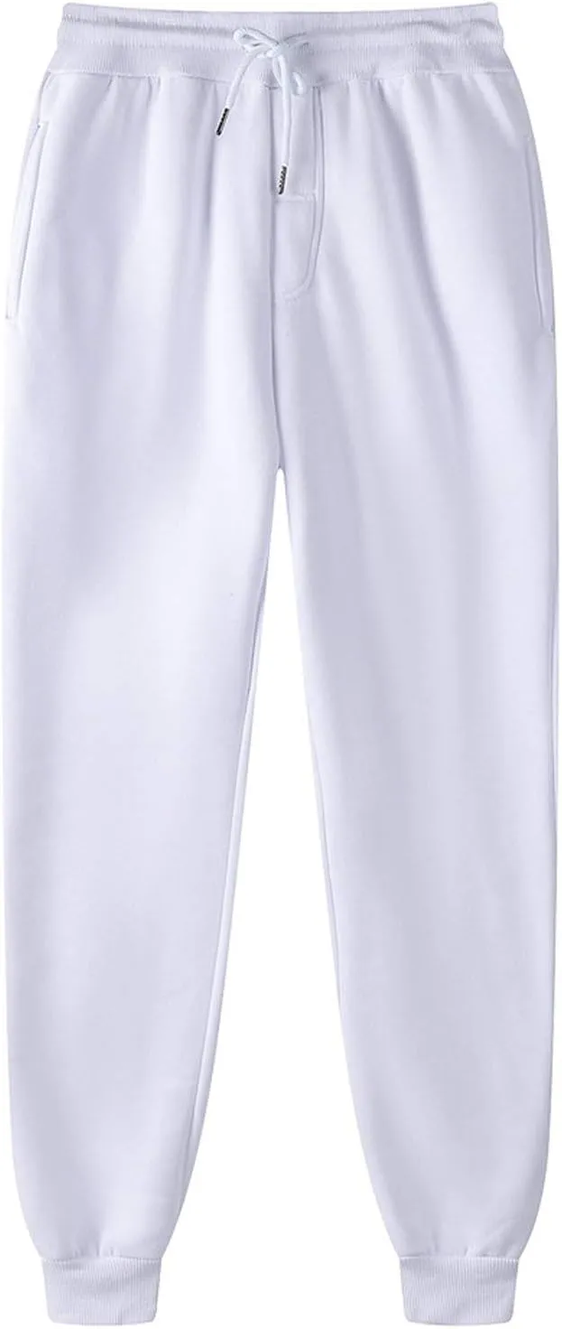 Mens Casual Pants with Zipper Mid-Waist Sports Drawstring Casual Men's Pockets Pants Pants Lightweight Lounge Pants