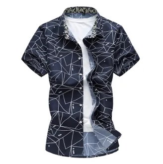 Mens Geo Print Shirt
