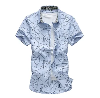 Mens Geo Print Shirt