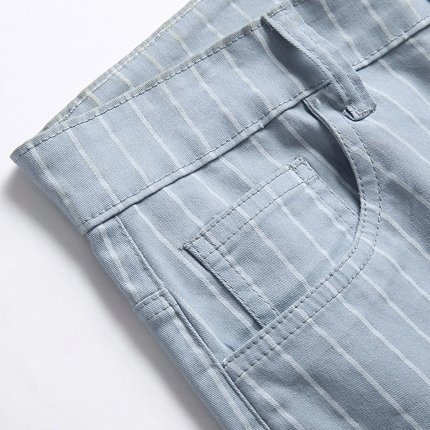 Mens Jeans Straight Leg Jeans Soft Denim Jeans Vintage Relaxed Fit Skateboard Jeans Printed Patchwork Baggy Pants