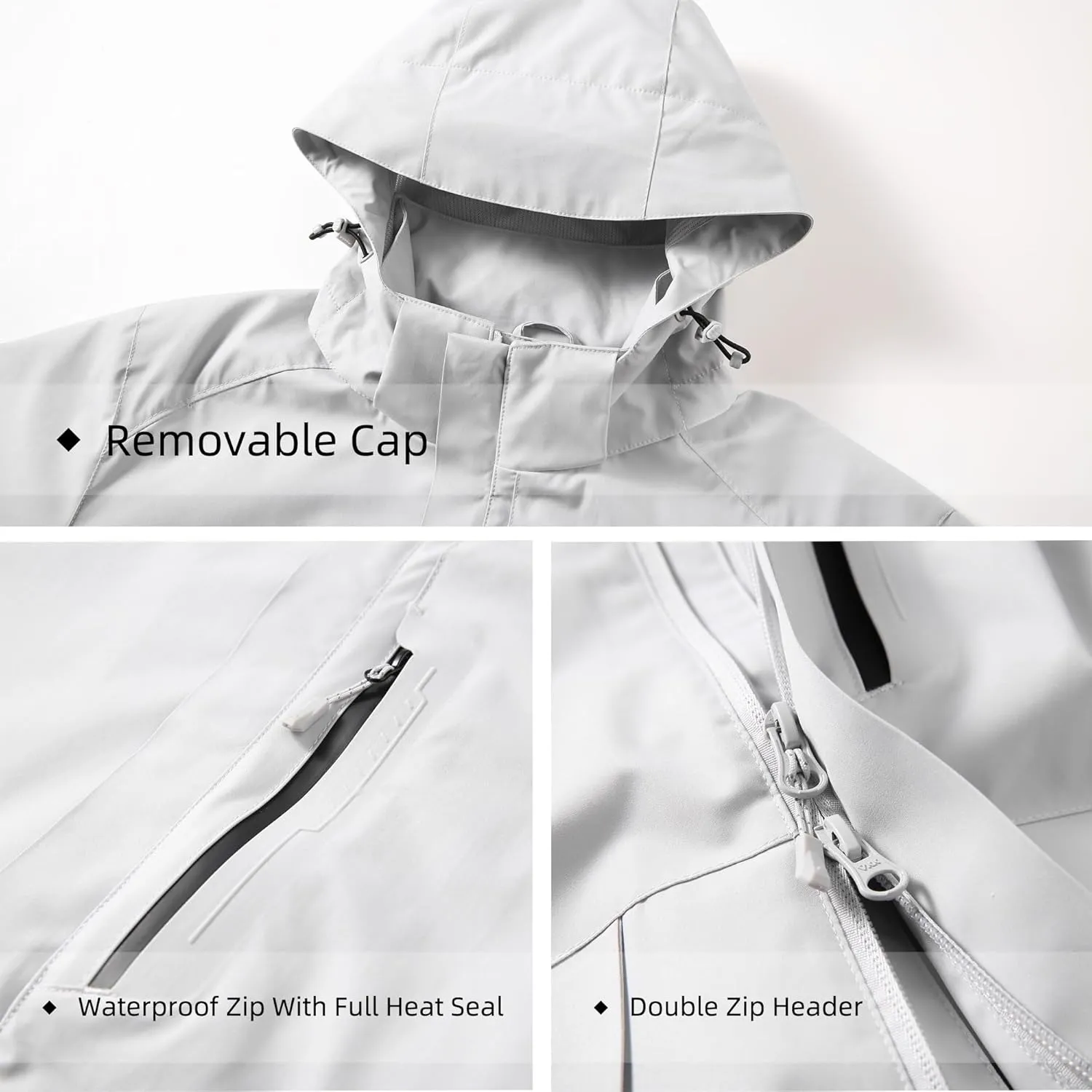 Men's Lightweight Windproof Waterproof Softshell Jacket for Commuting Camping Hiking Outdoor Sports