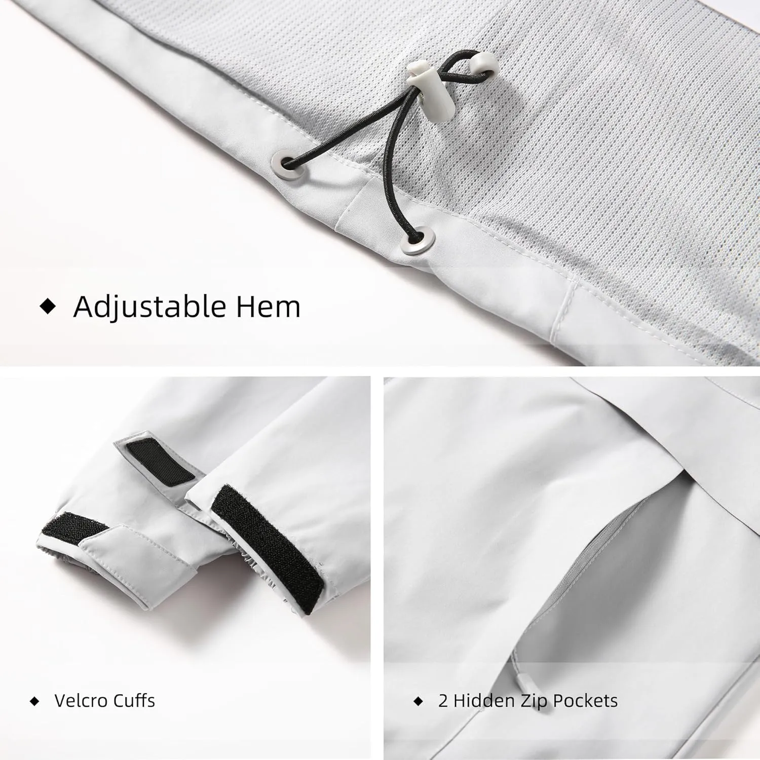 Men's Lightweight Windproof Waterproof Softshell Jacket for Commuting Camping Hiking Outdoor Sports