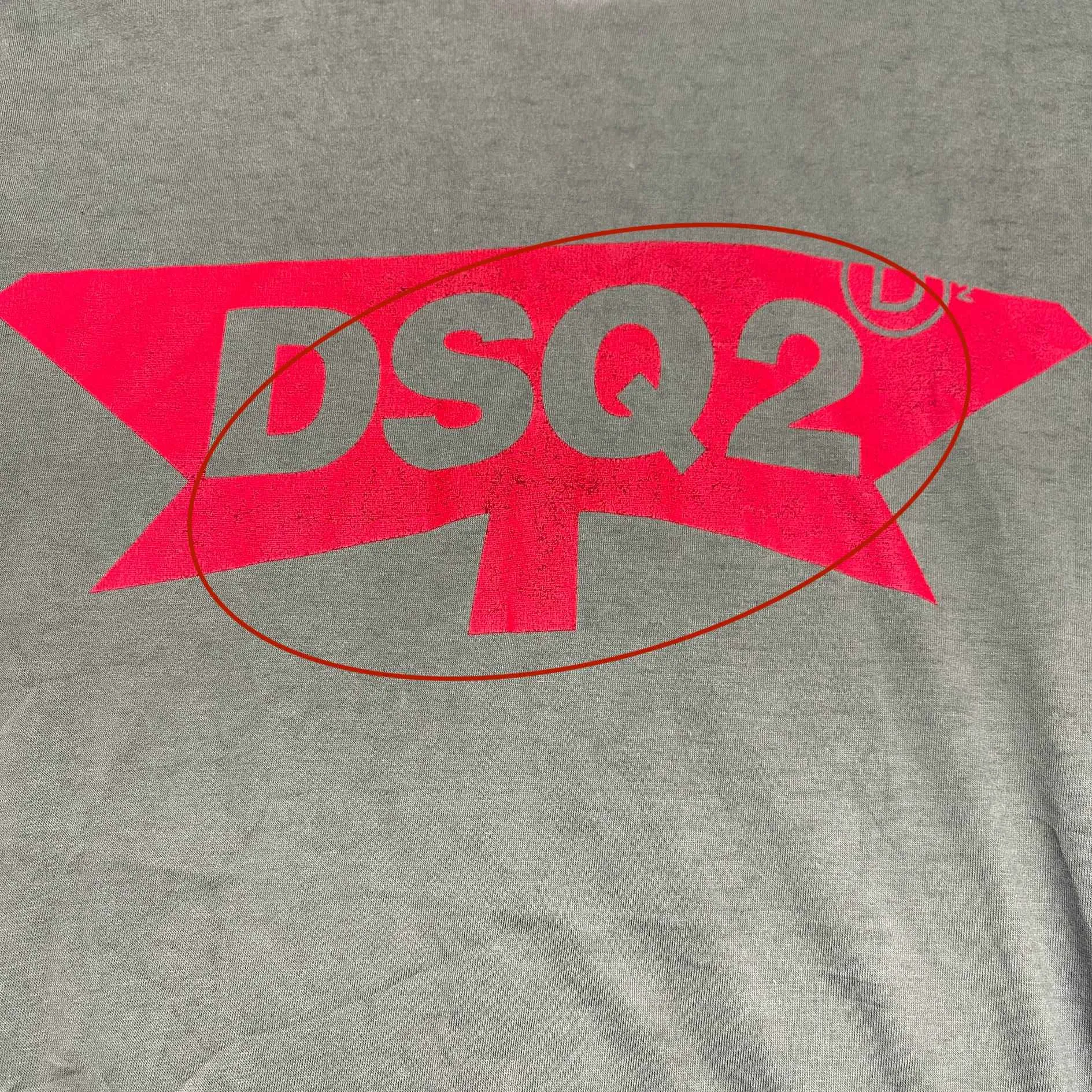 Men's Logo Short Sleeve Shirt Grey Size M