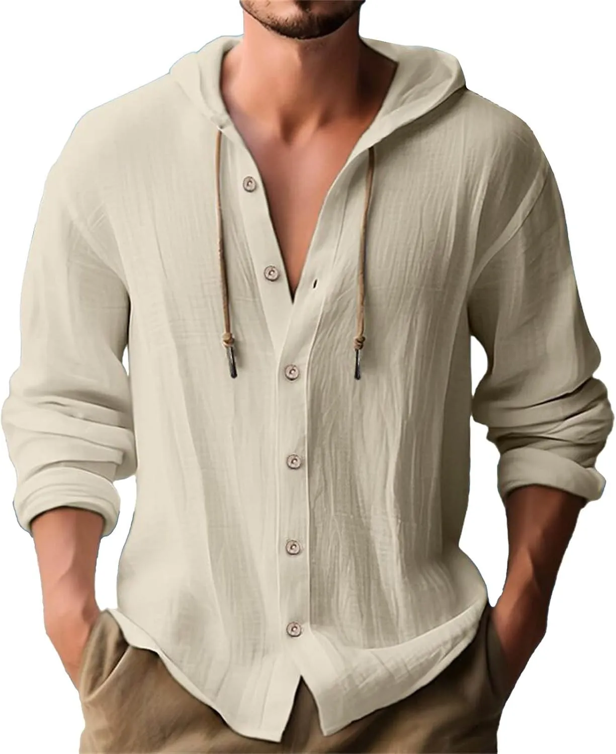 Men's Long Sleeve Classic Woven Shirt Pocket Long Sleeve Shirt Top Mens Shirts Long Sleeve T Shirt Tee Shirts