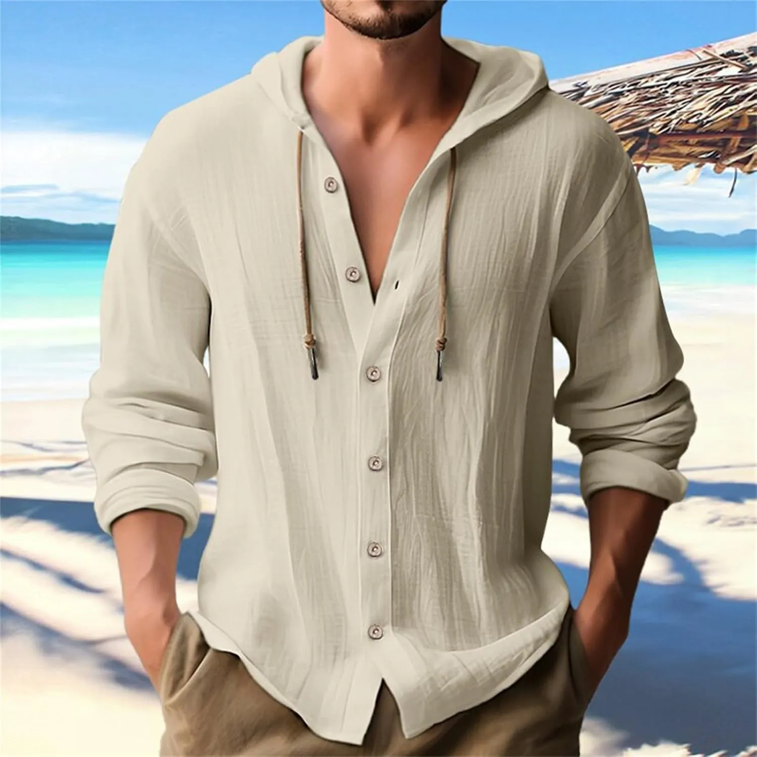 Men's Long Sleeve Classic Woven Shirt Pocket Long Sleeve Shirt Top Mens Shirts Long Sleeve T Shirt Tee Shirts