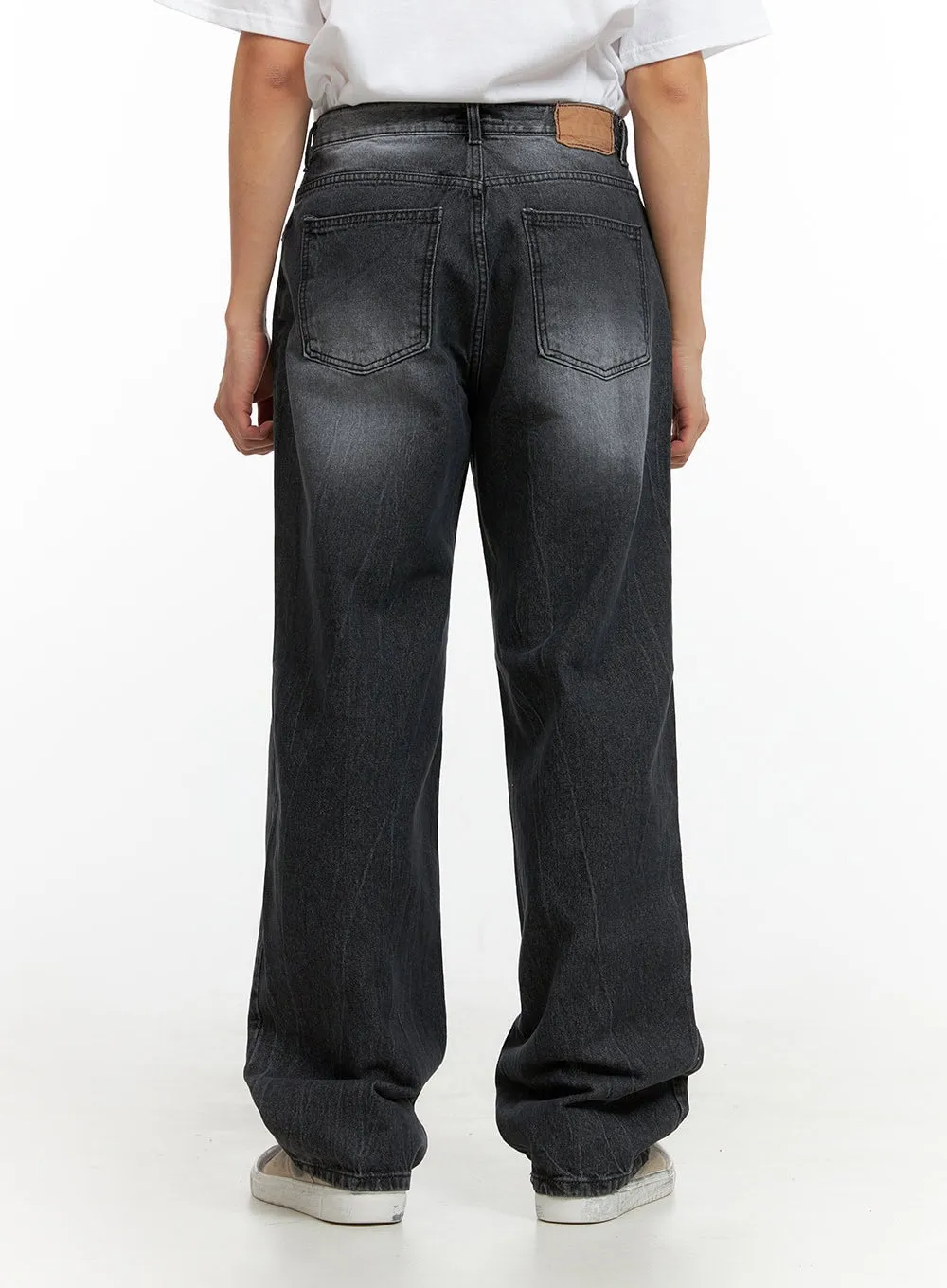 Men's Loose Fit Straight Jeans IU412