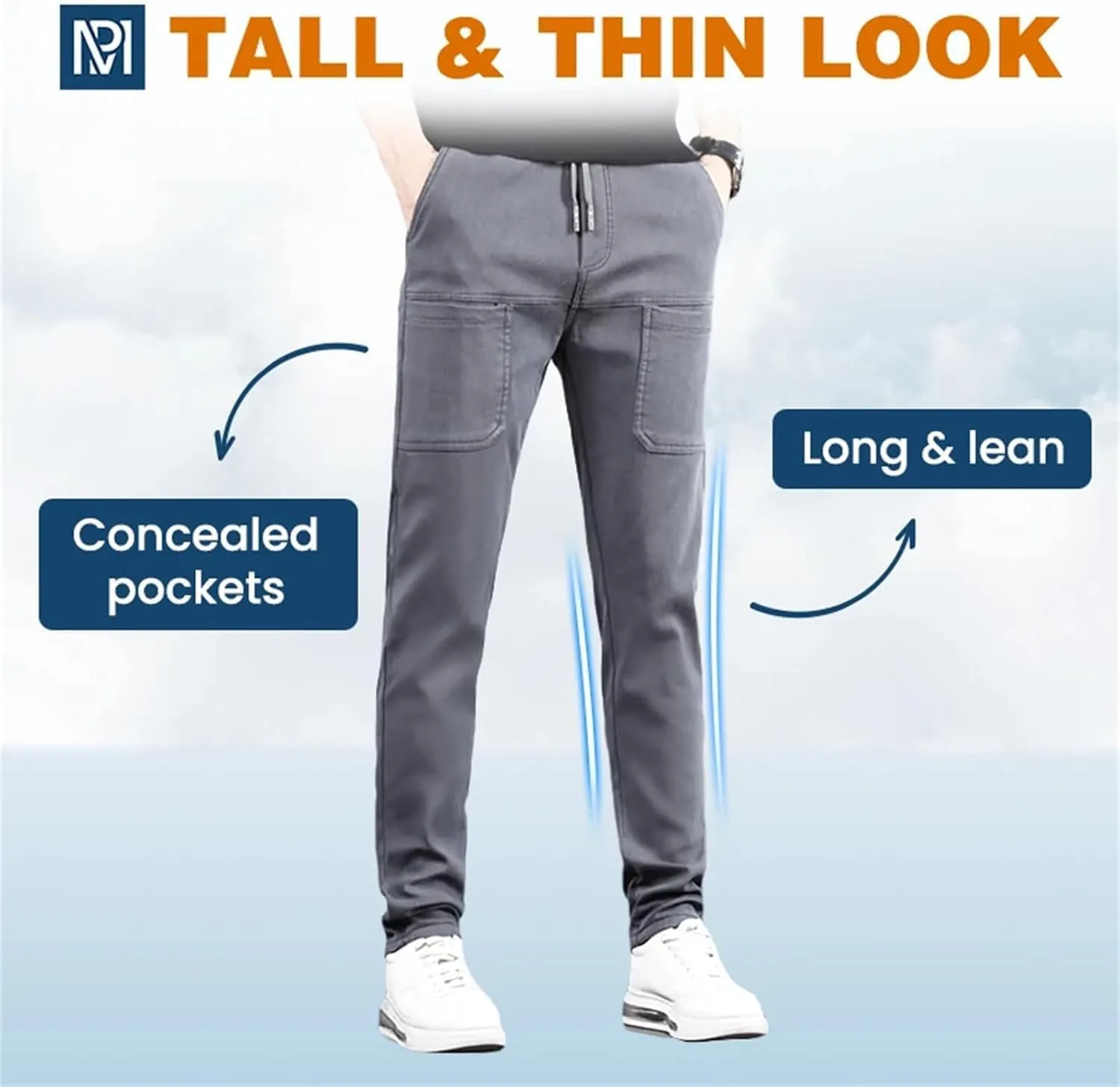 Men's Multipants - High Stretch Multi-Pocket Durable Cargo Pants