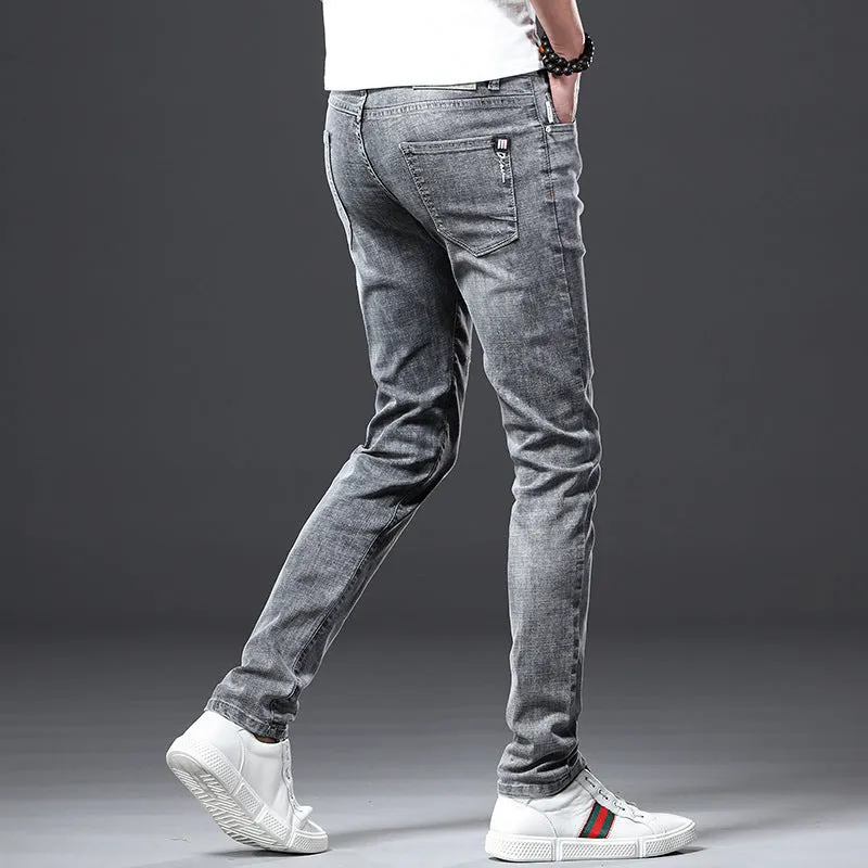 Men's Slim-Fit Stretch Small Right-Angle Jeans