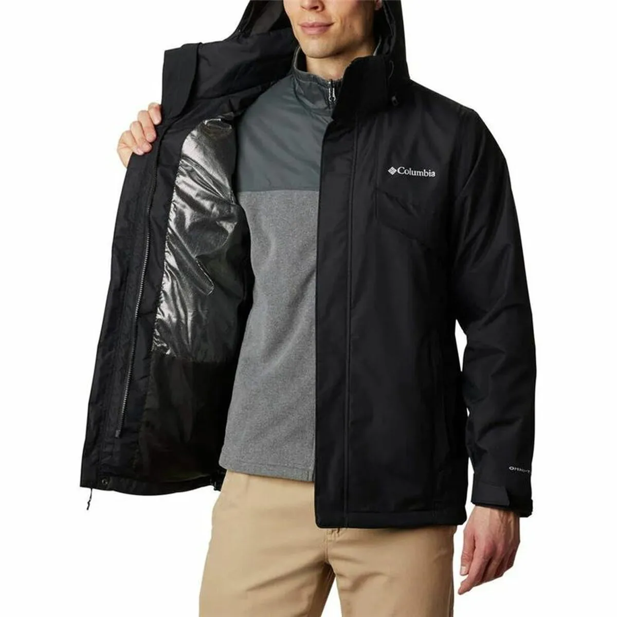 Men'S Sports Jacket Columbia Black