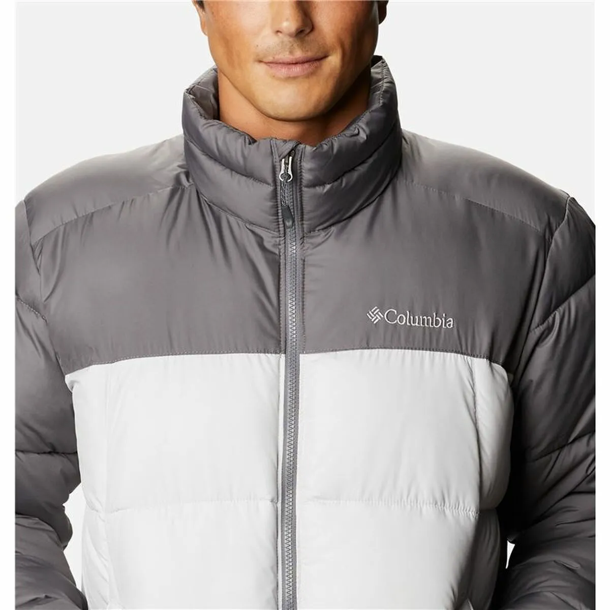 Men'S Sports Jacket Columbia Pike Lake White/Grey