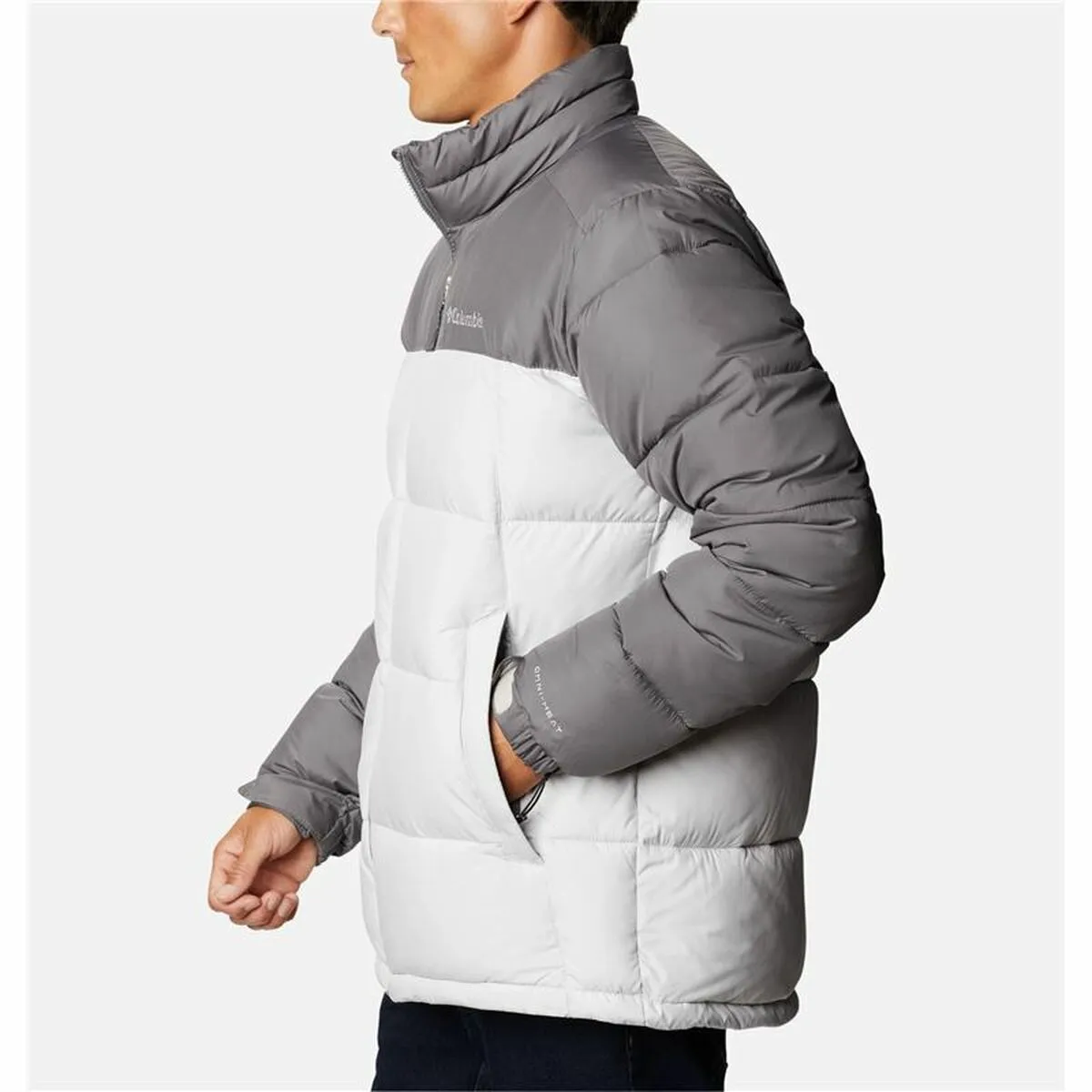 Men'S Sports Jacket Columbia Pike Lake White/Grey