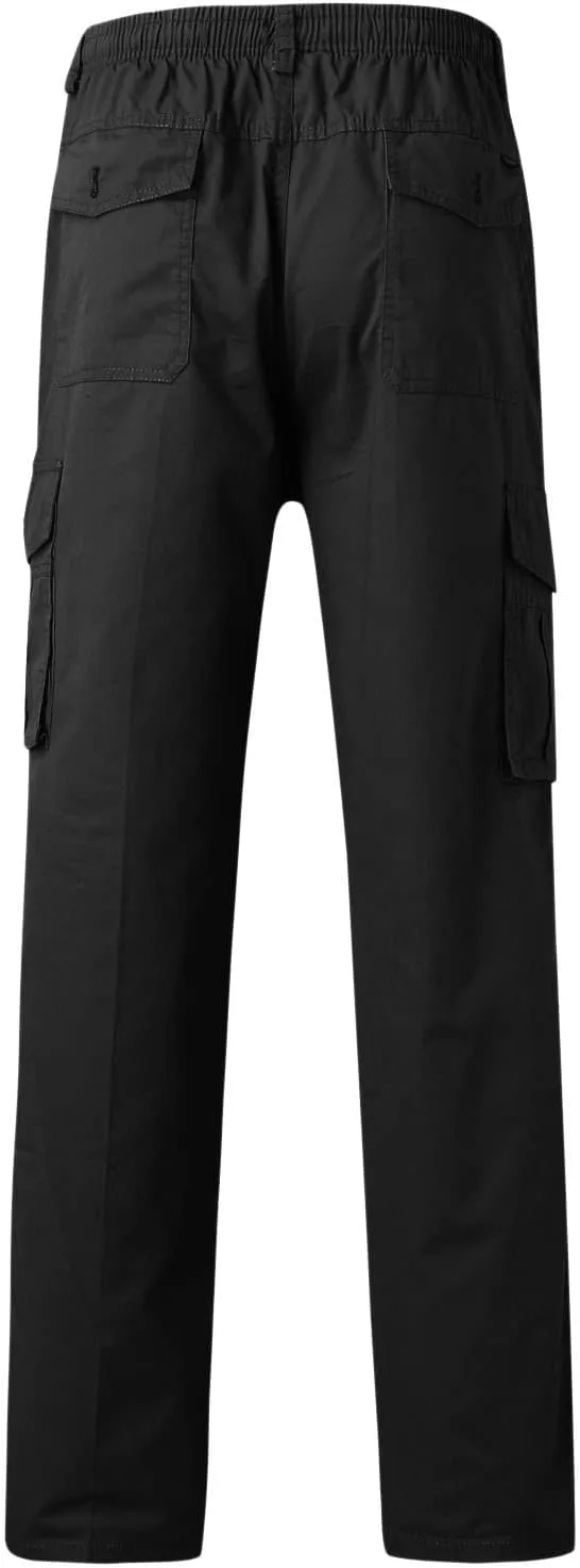 Mens Sweatpants with Pockets Big and Tall Heavyweight Cargo Pants Men's Slim Jogger Pants Tapered Athletic Sweatpants