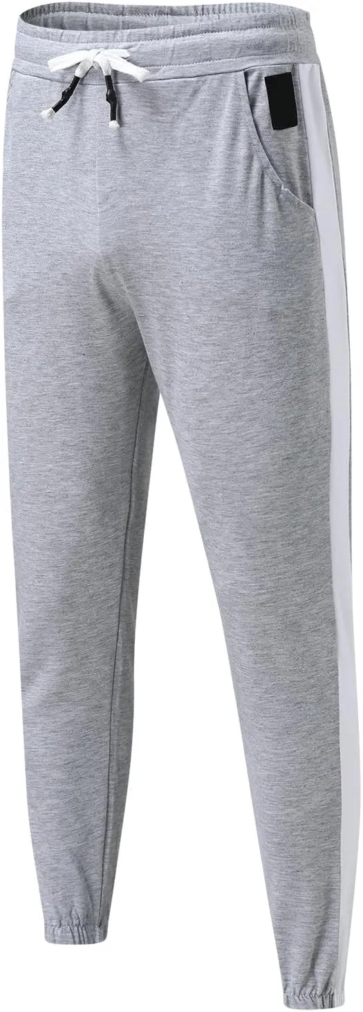 Mens Sweatpants with Pockets Big and Tall Men's Cargo Sweatpants Men Sweatpants Men's Basic Active Fleece Jogger Pants