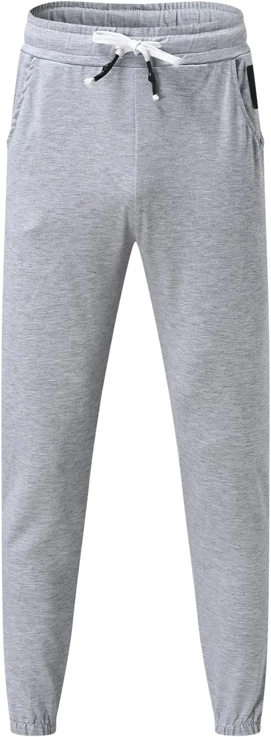 Mens Sweatpants with Pockets Big and Tall Men's Cargo Sweatpants Men Sweatpants Men's Basic Active Fleece Jogger Pants