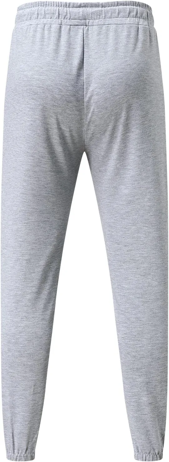 Mens Sweatpants with Pockets Big and Tall Men's Cargo Sweatpants Men Sweatpants Men's Basic Active Fleece Jogger Pants